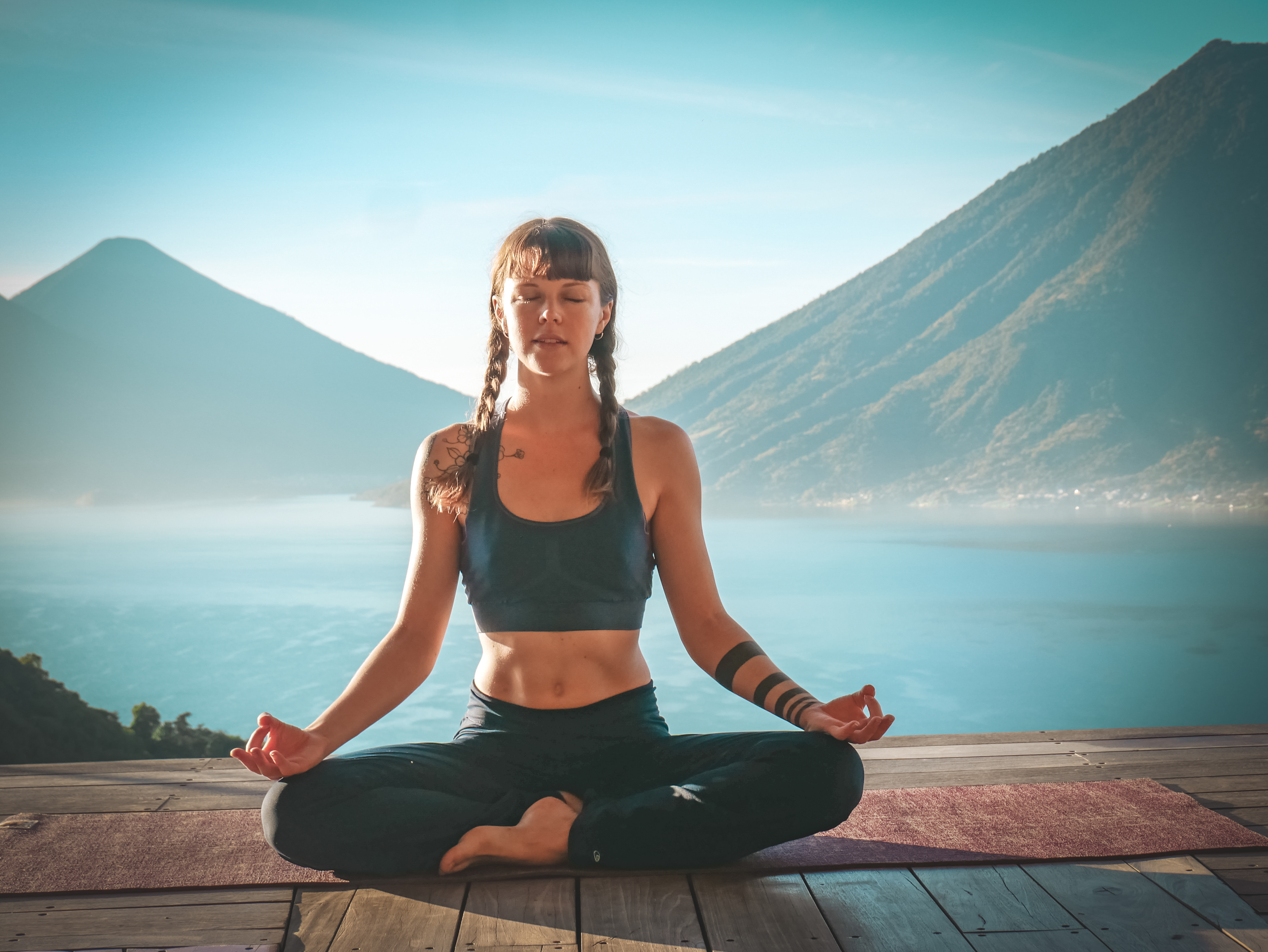Yoga Photo shoot with Miriam, Lake Atitlan, Guatemala