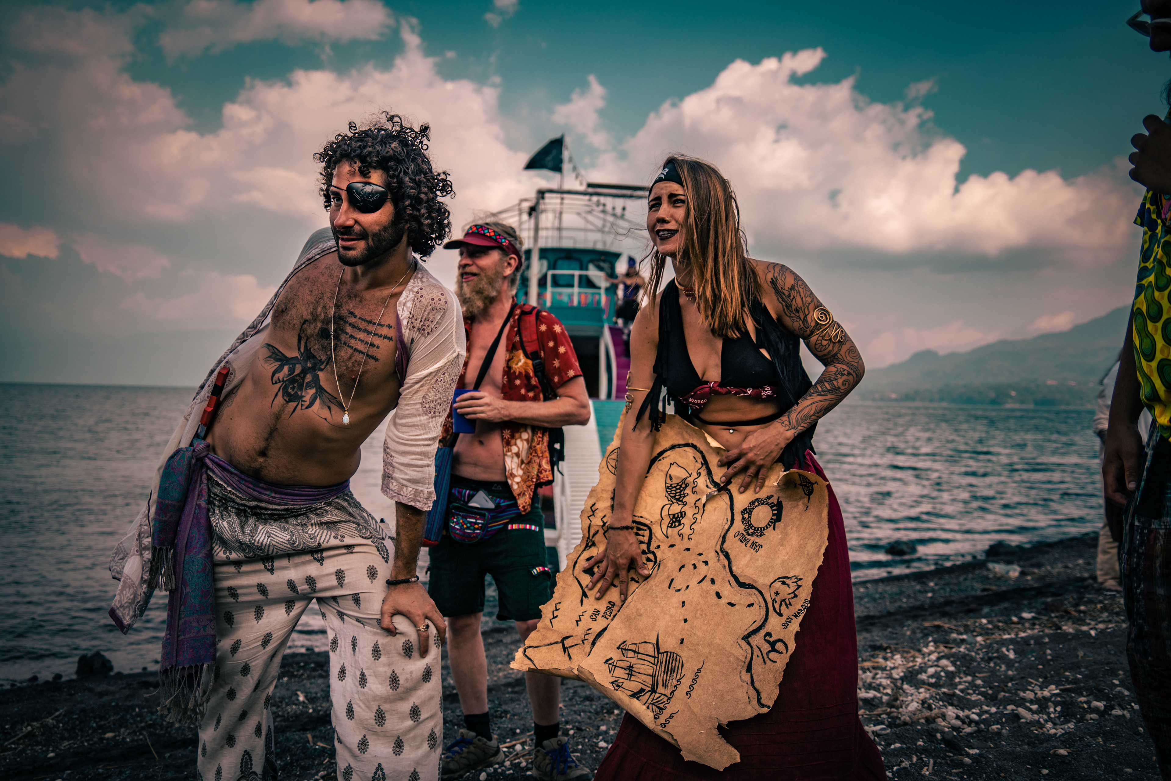 Boat Party, Eagle's Nest, Lake Atitlan, Guatemala