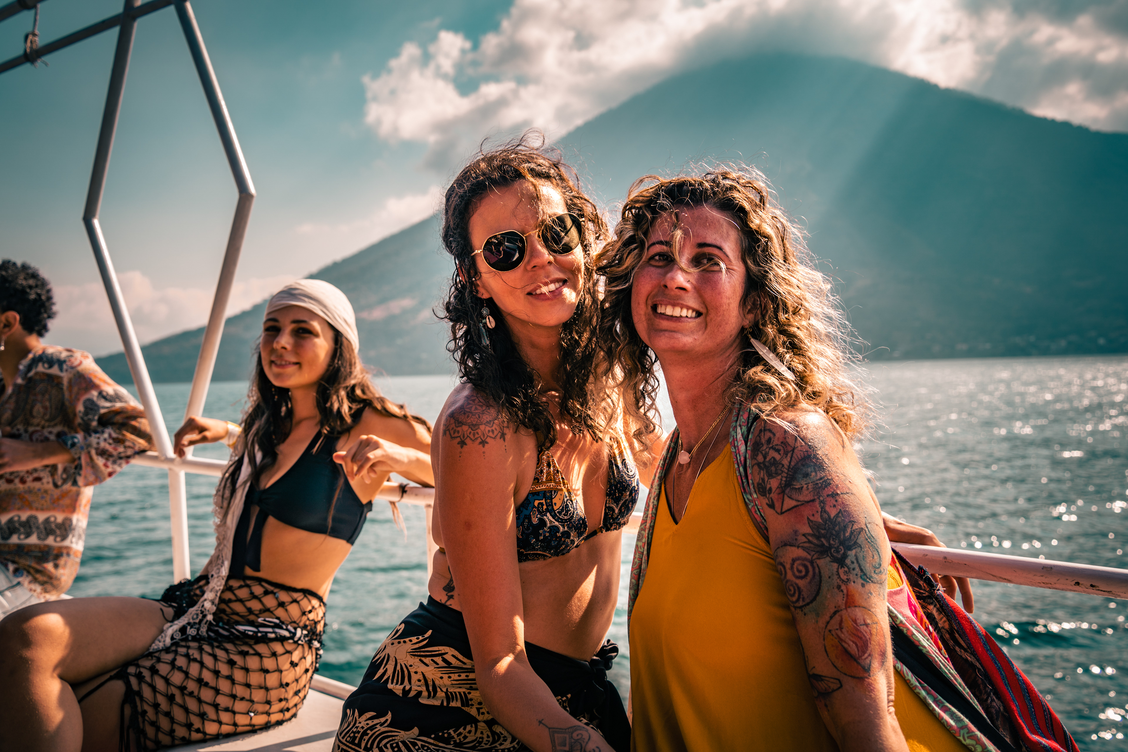Boat Party, Eagle's Nest, Lake Atitlan, Guatemala
