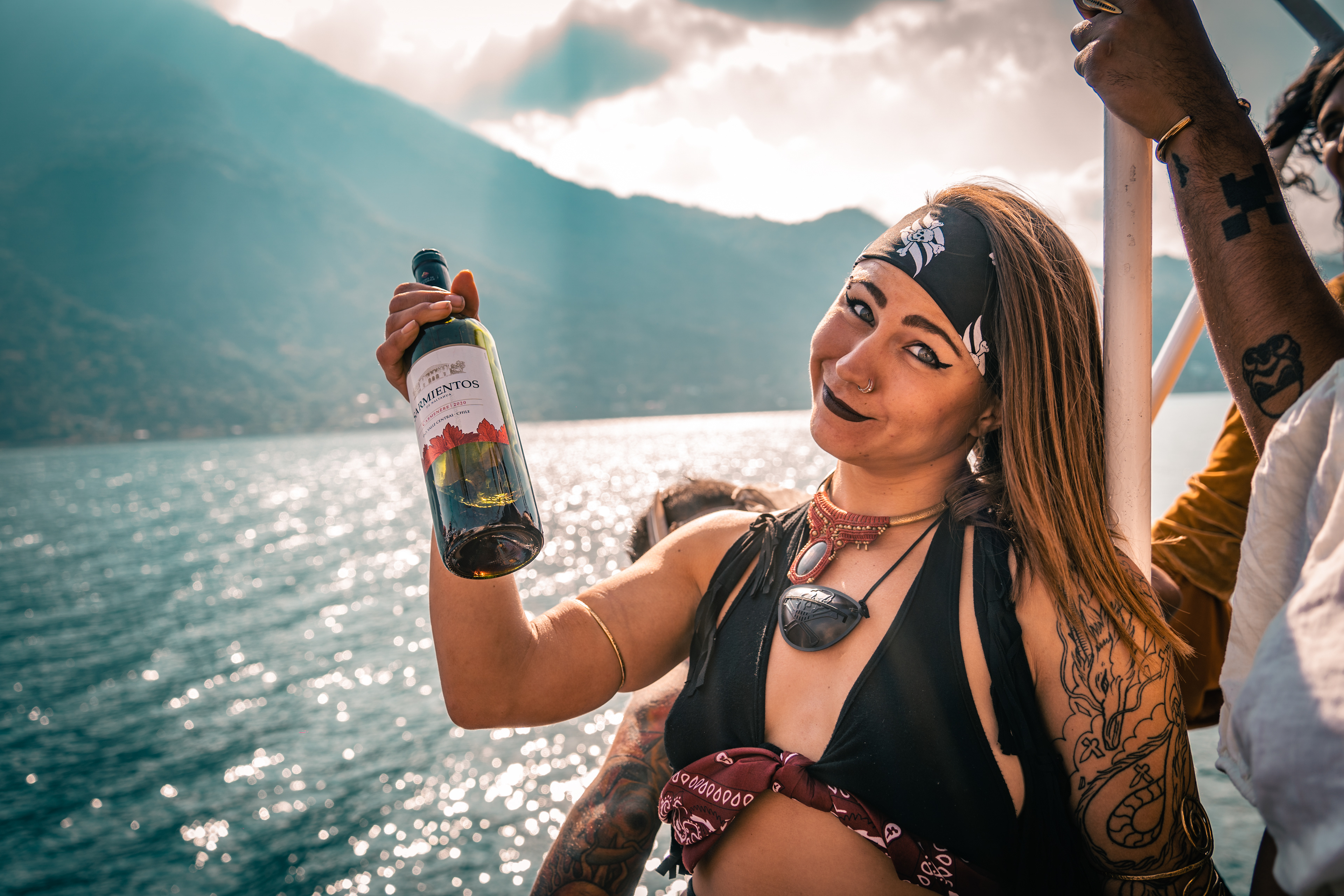 Boat Party, Eagle's Nest, Lake Atitlan, Guatemala