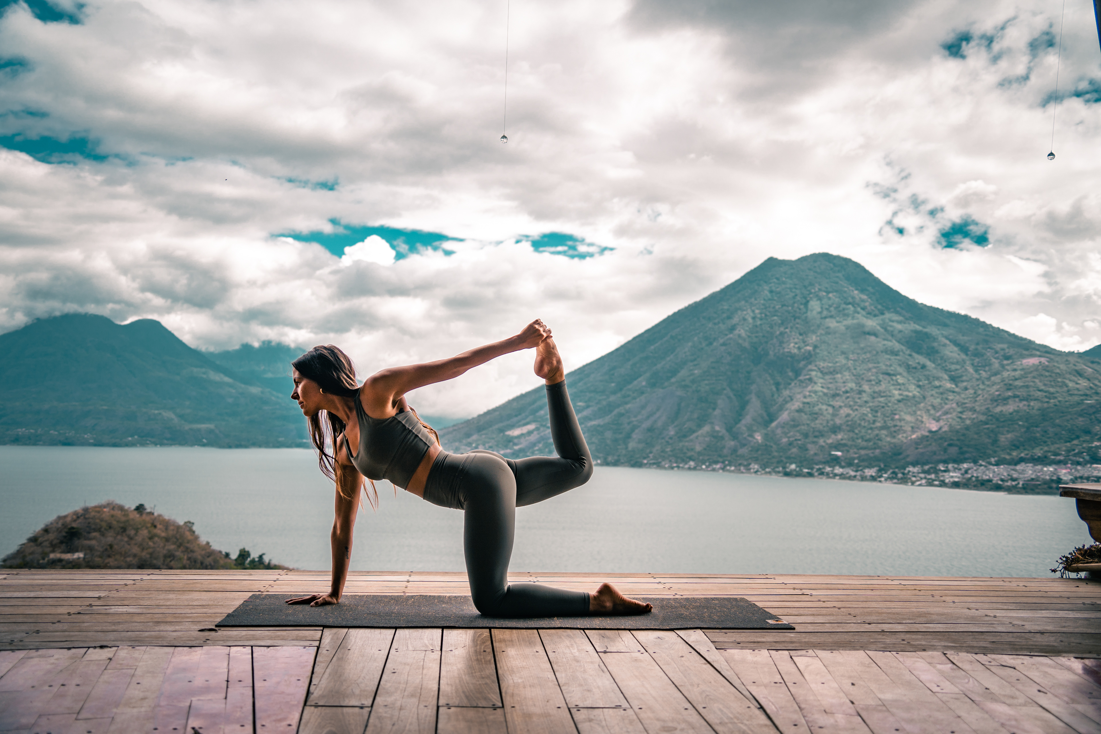 Yoga Photo shoot with Rachael , Lake Atitlan, Guatemala