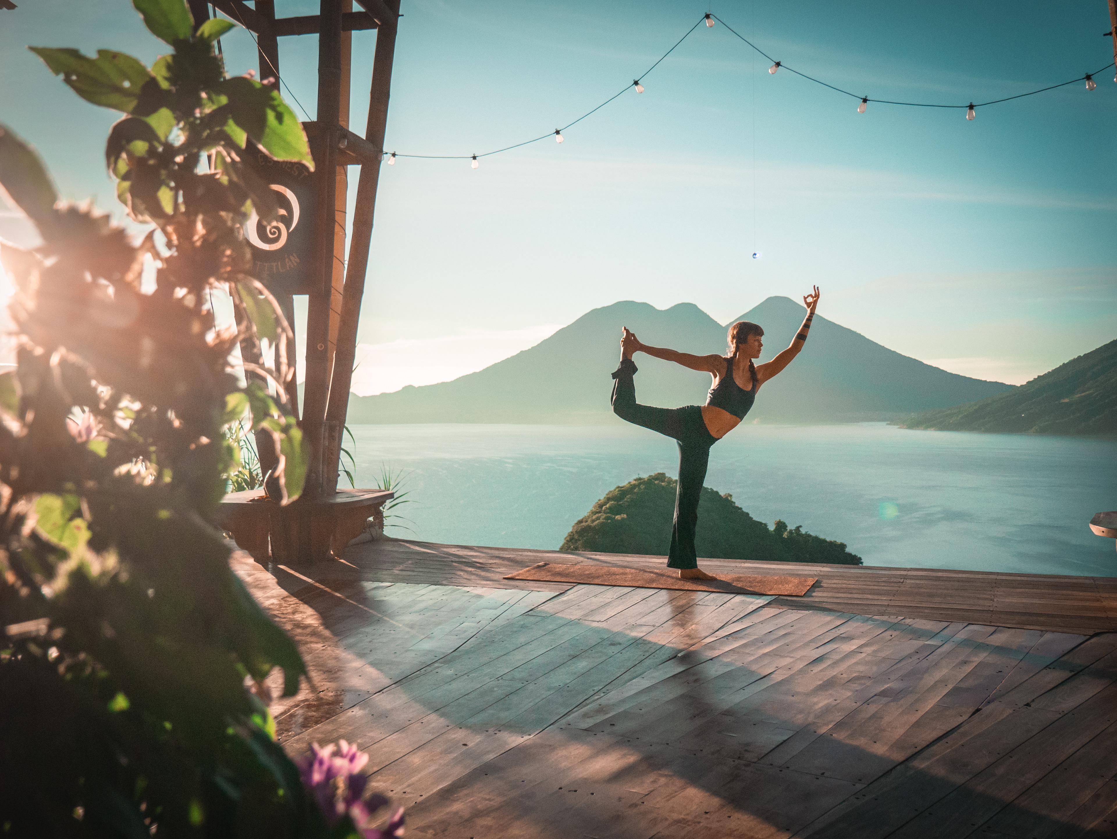 Yoga Photo shoot with Miriam, Lake Atitlan, Guatemala