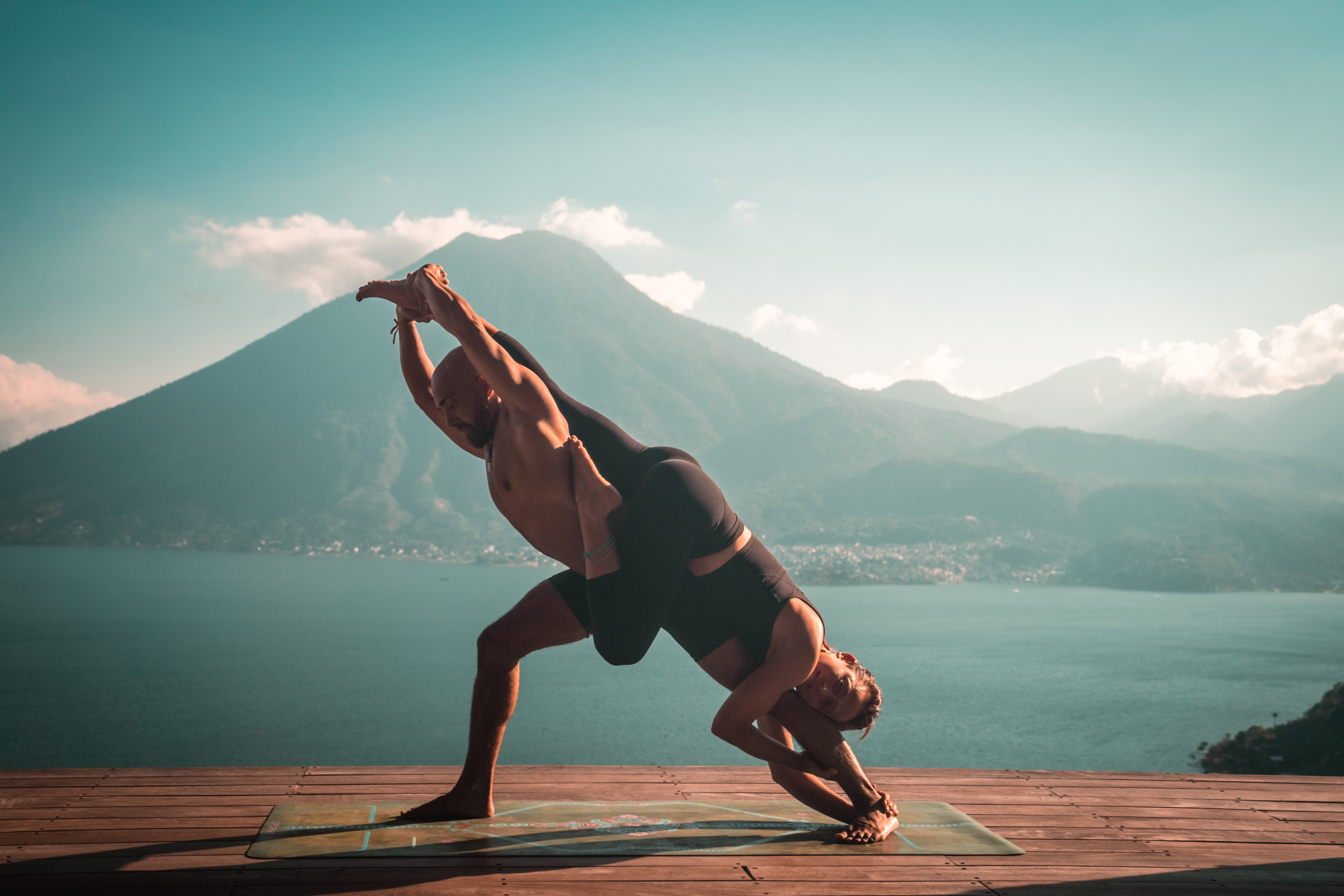 Yoga Photo shoot with Ella & David, Eagles Nest, Lake Atitlan, Guatemala