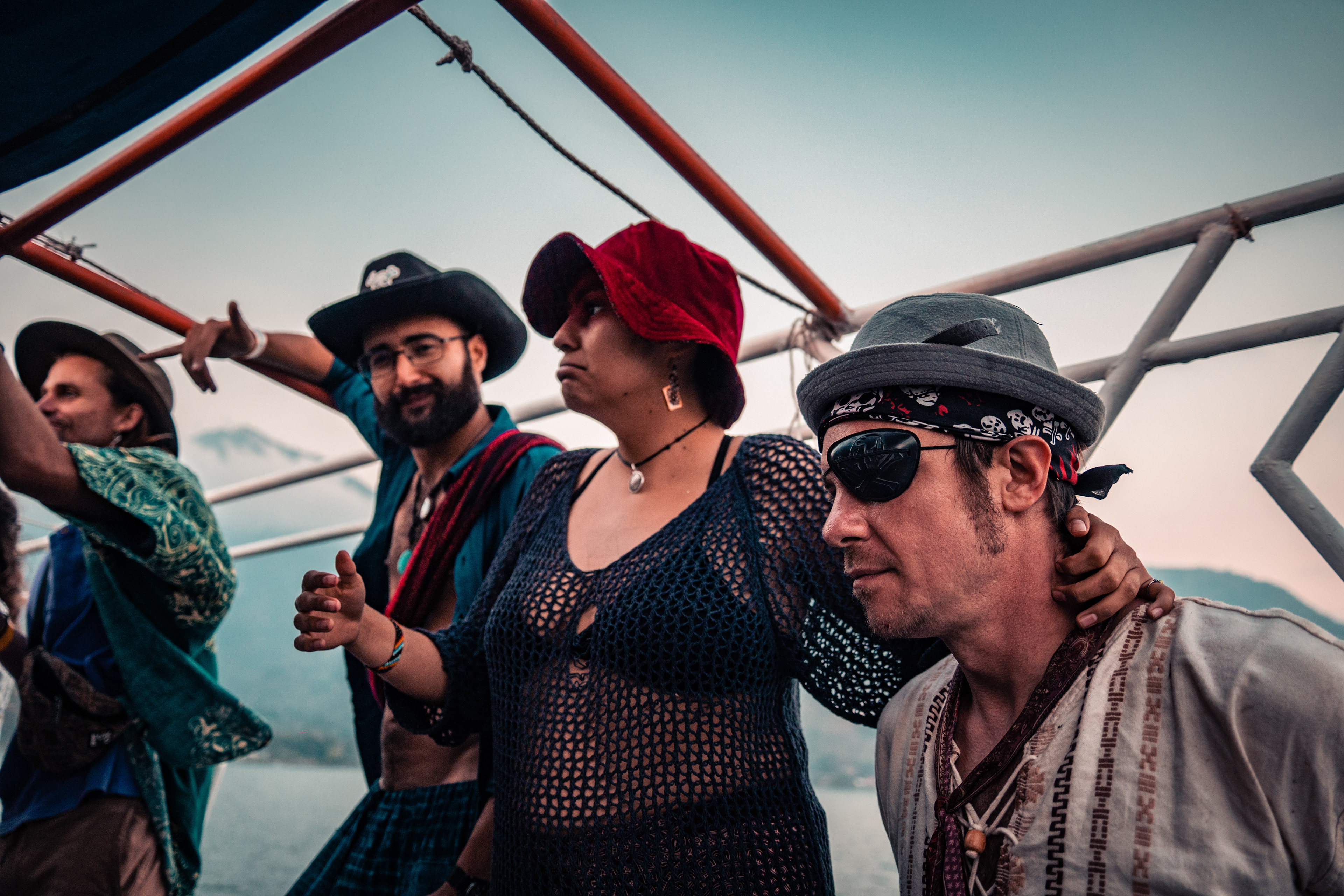 Boat Party, Eagle's Nest, Lake Atitlan, Guatemala
