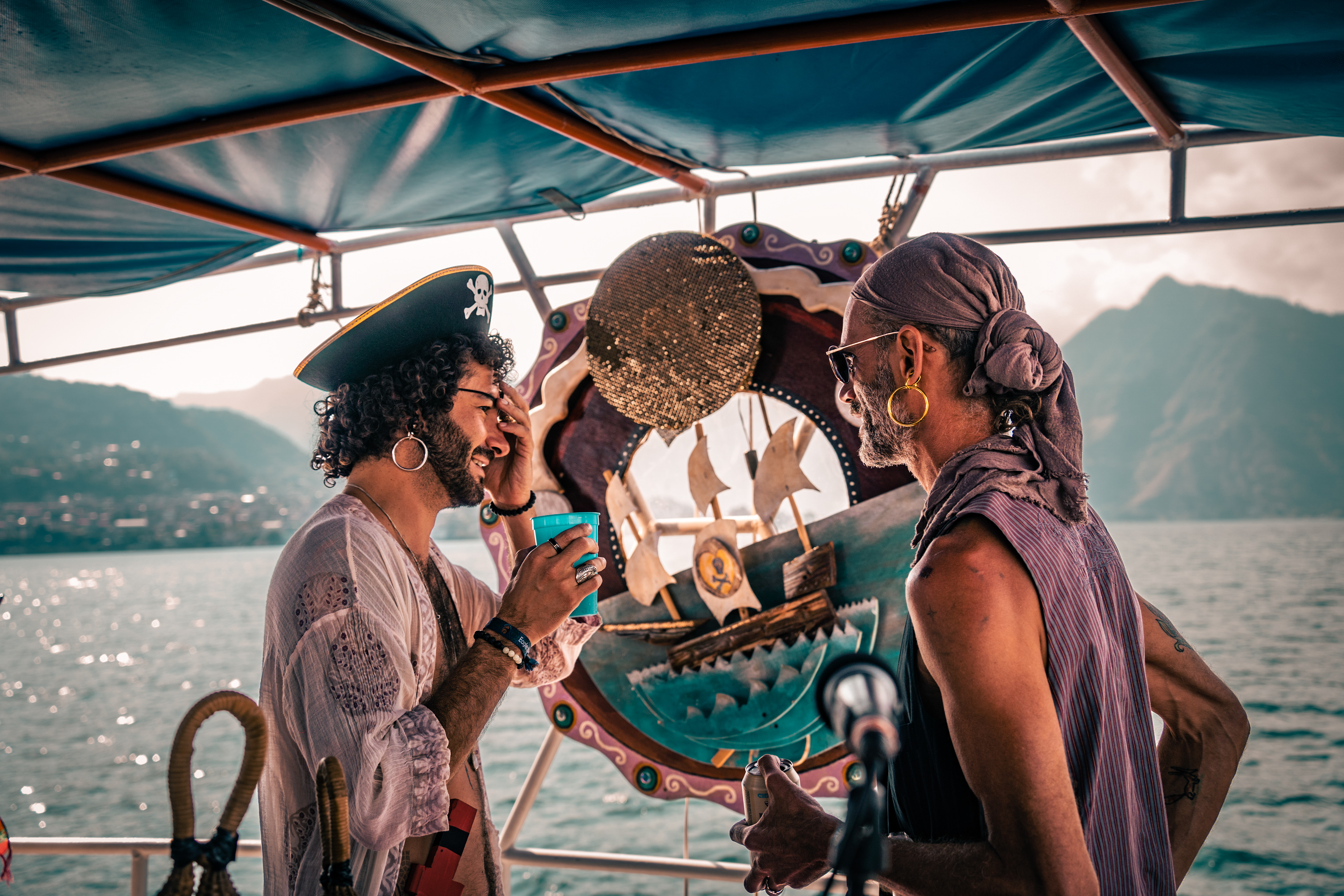 Boat Party, Eagle's Nest, Lake Atitlan, Guatemala