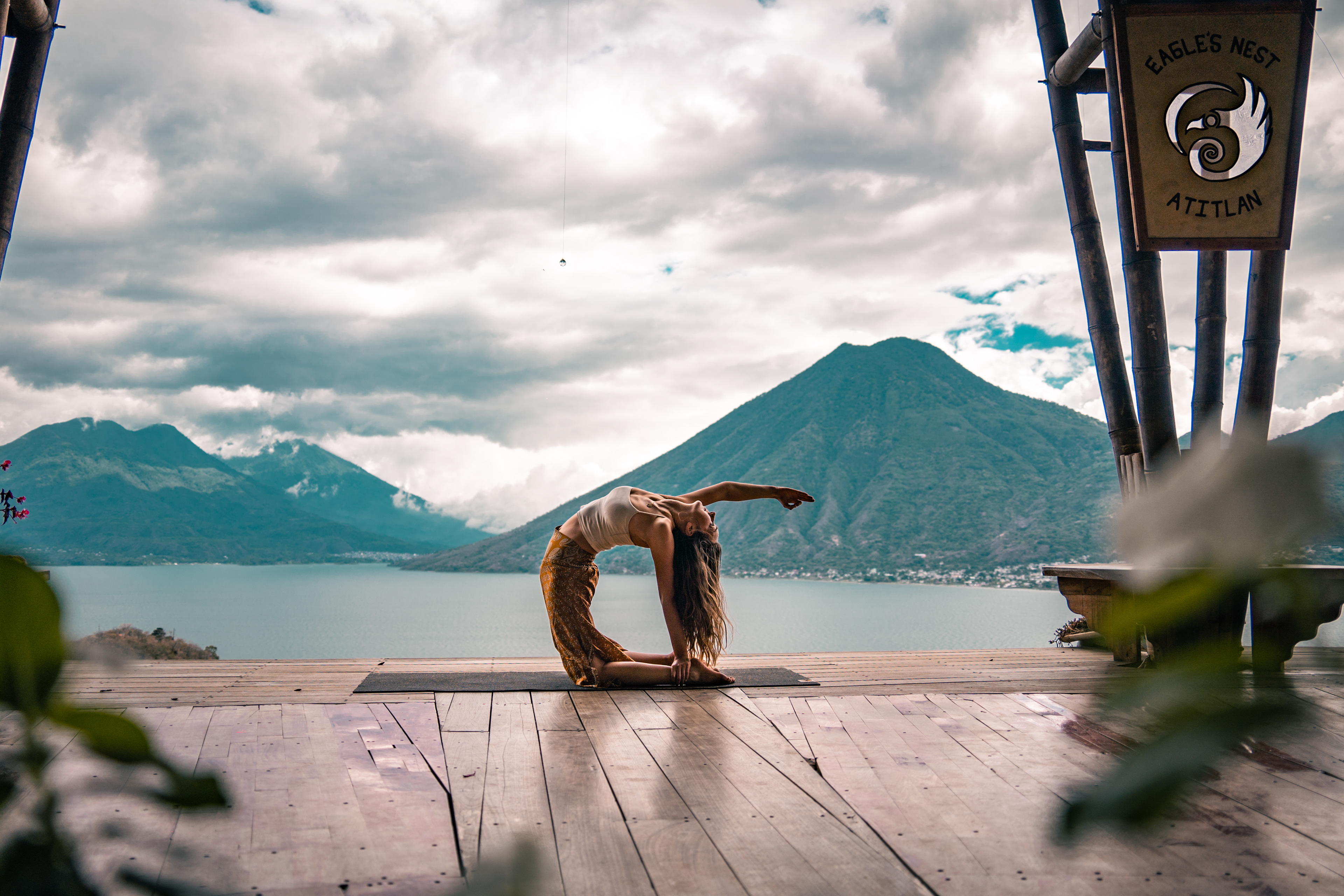 Yoga Photo shoot with Laura , Lake Atitlan, Guatemala