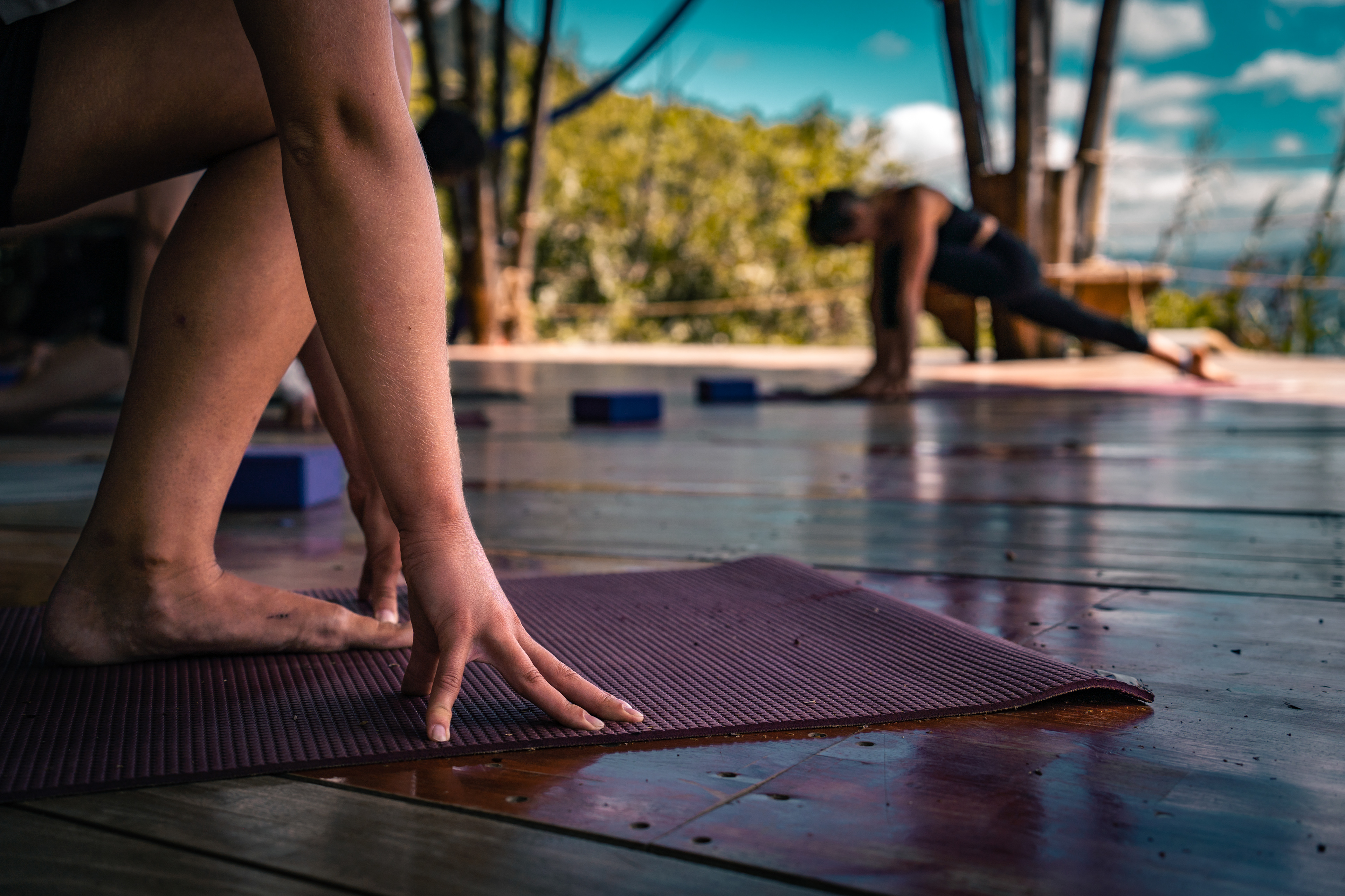 Yoga Photo shoot, Eagles Nest, Lake Atitlan, Guatemala