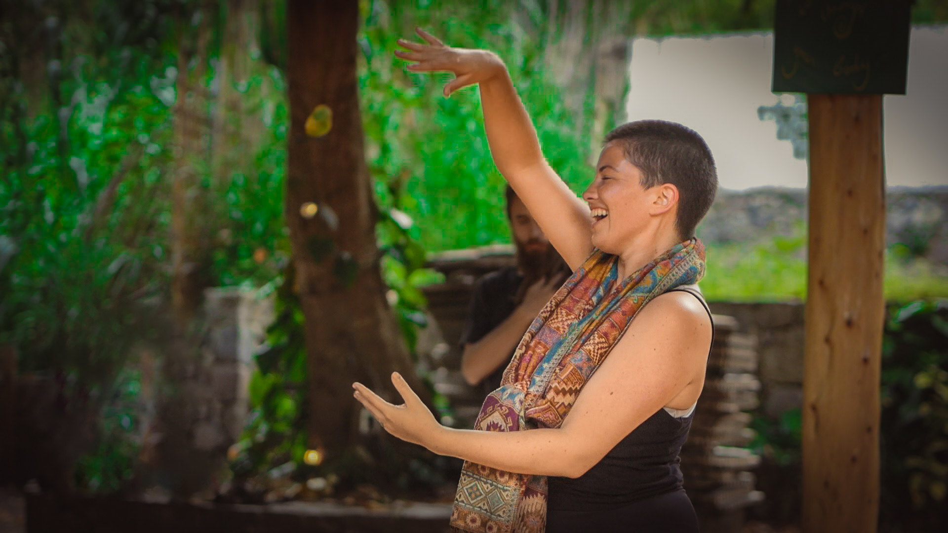 Ecstatic dance Gaia Dance Temple, Tzununa, Guatemala