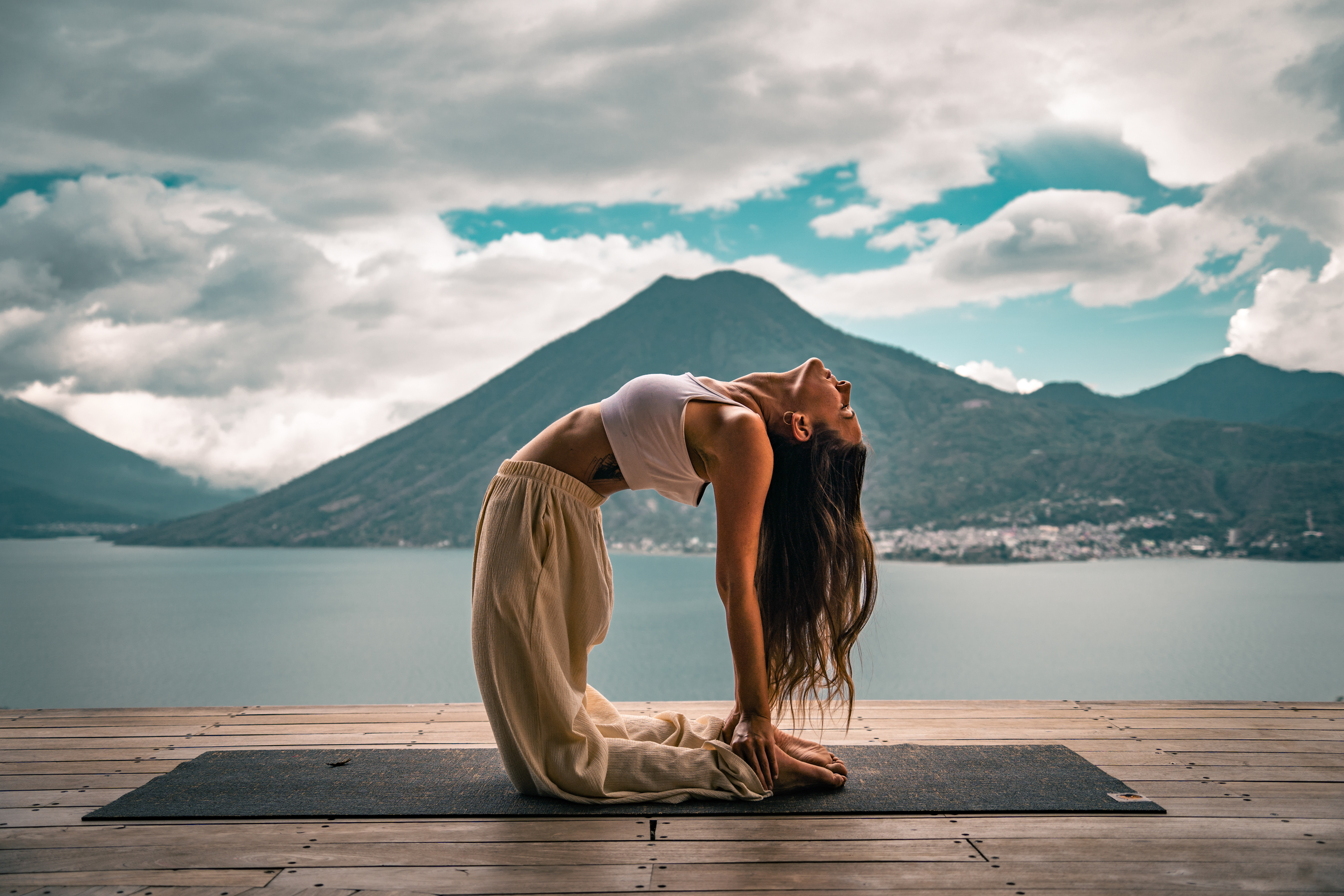 Yoga Photo shoot with Rachael , Lake Atitlan, Guatemala