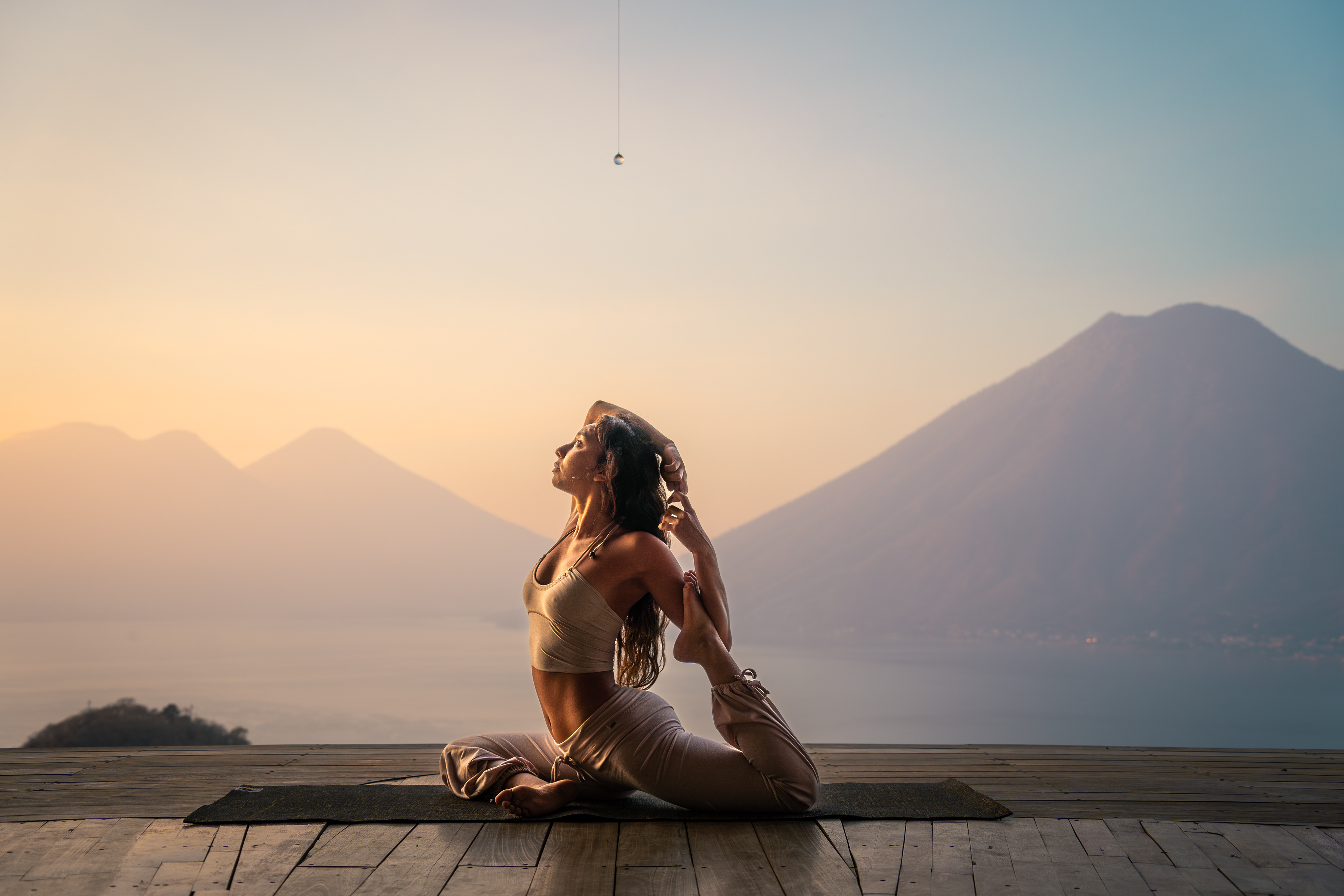 Yoga Photo shot with Ale, Eagles Nest, Guatemala