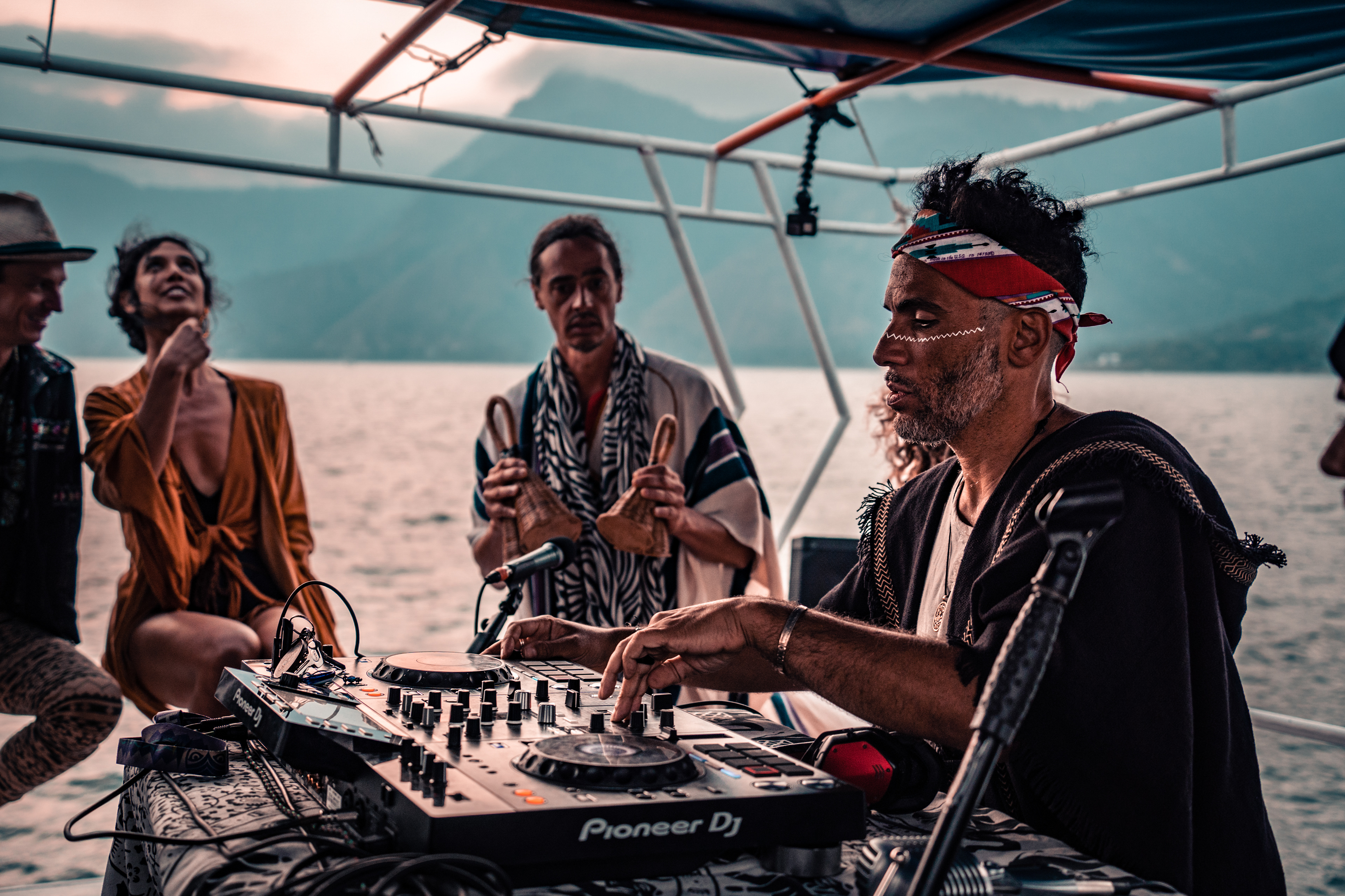 Boat Party, Eagle's Nest, Lake Atitlan, Guatemala
