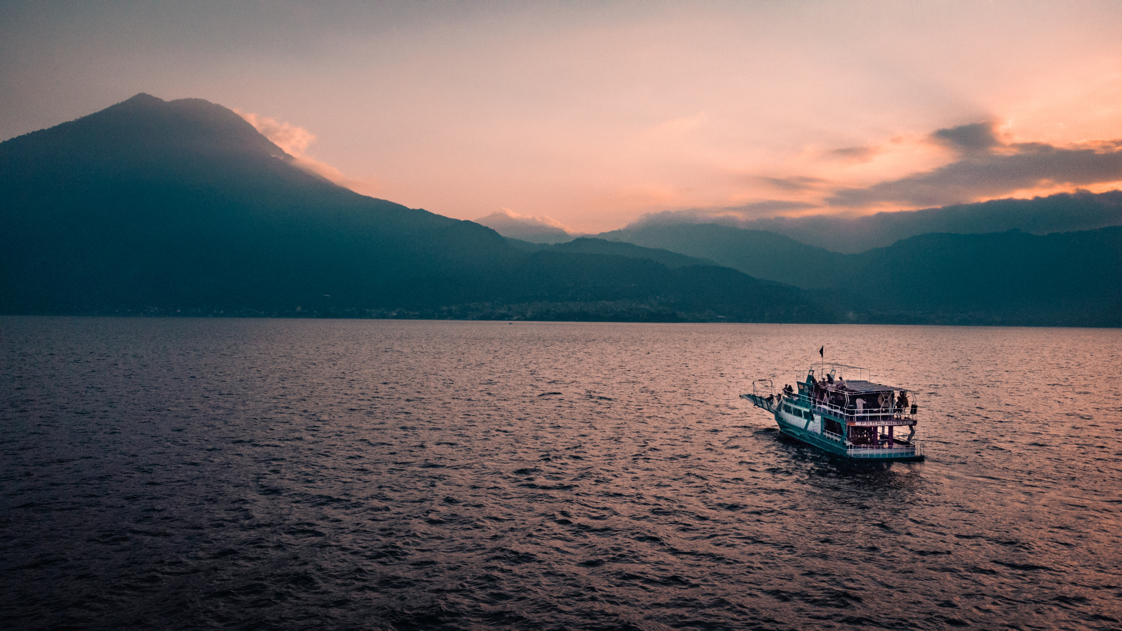 Boat Party, Eagle's Nest, Lake Atitlan, Guatemala