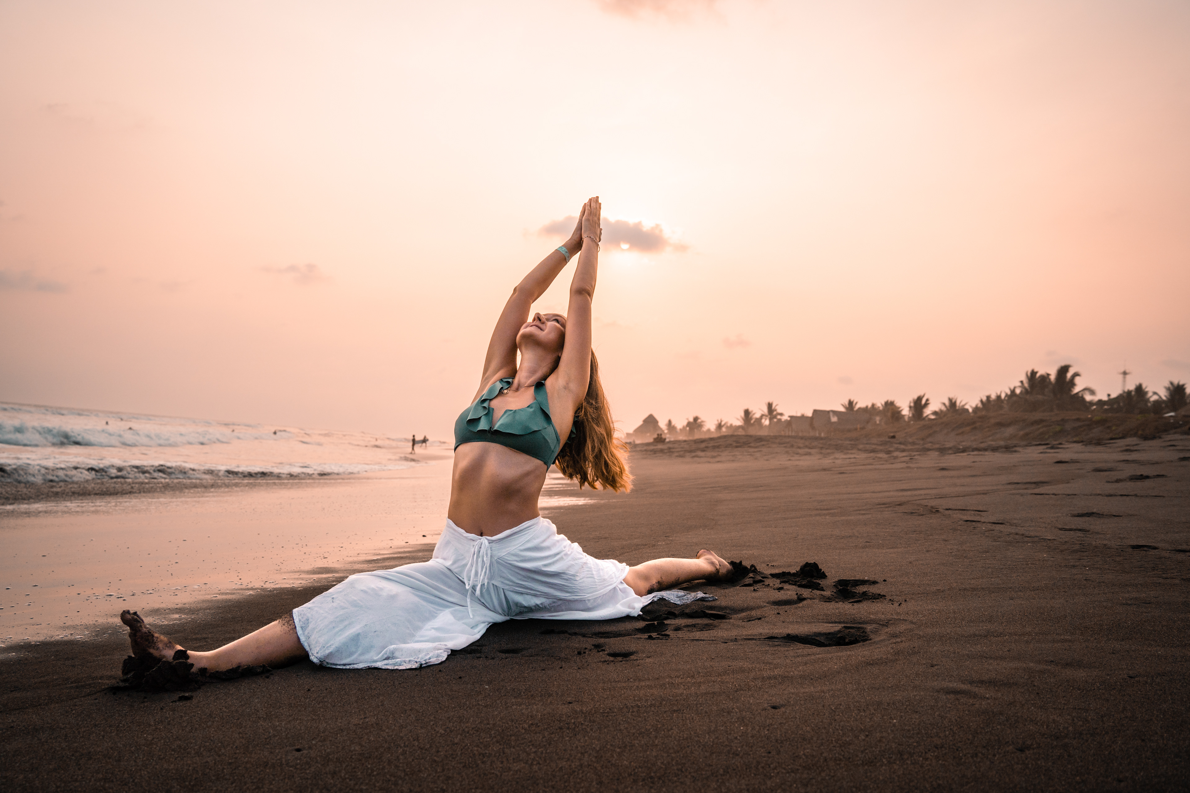 Yoga Photo shoot with Laura, El Paredon, Guatemala