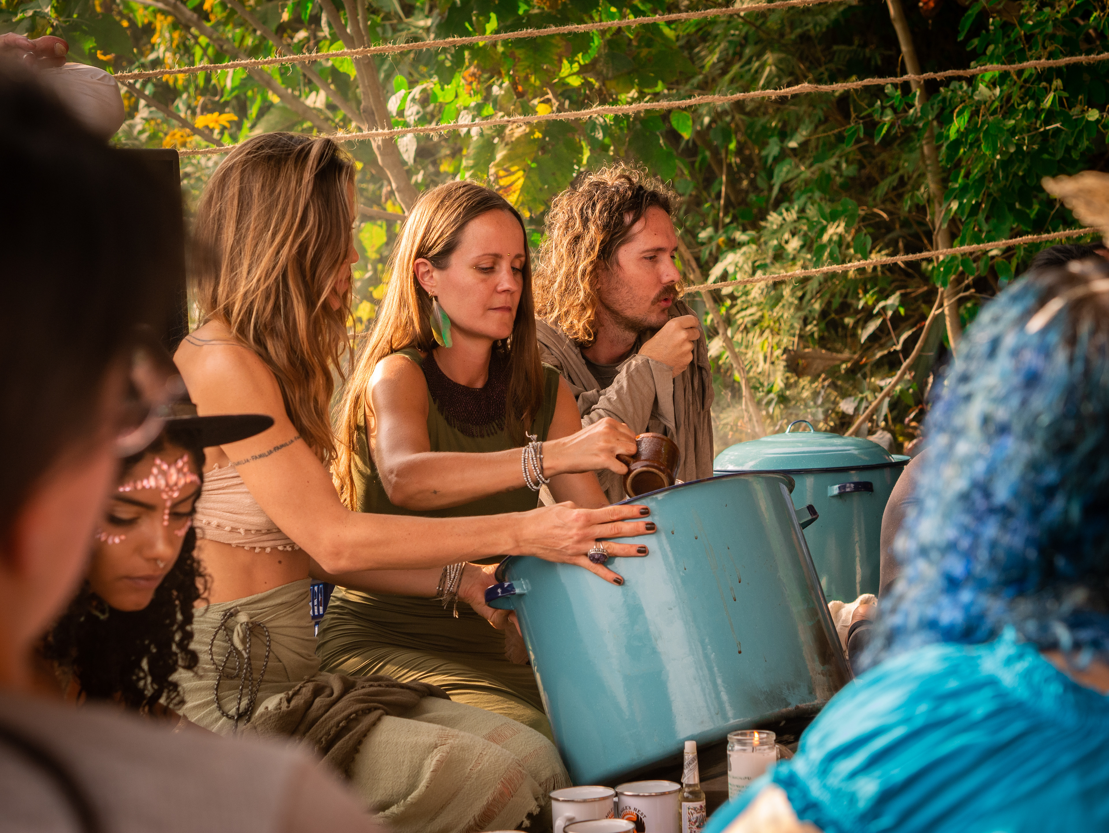 Mose Cacao Ceremony, Eagles Nest, Lake Atitlan, Guatemala
