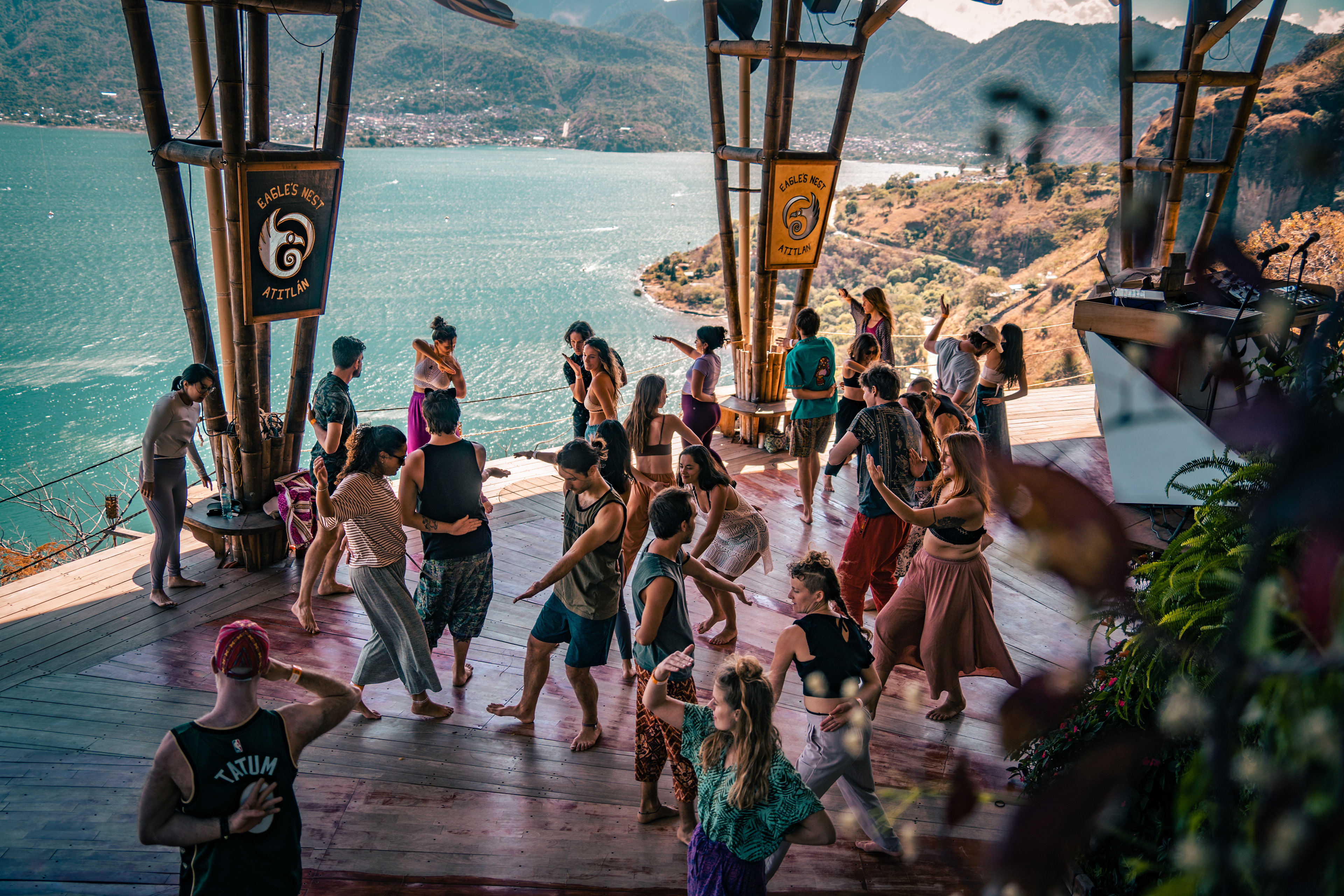 Movment Medicine with Yemnajo & Cacao Ceremony, Eagle's Nest, Lake Atitlan, Guatemala