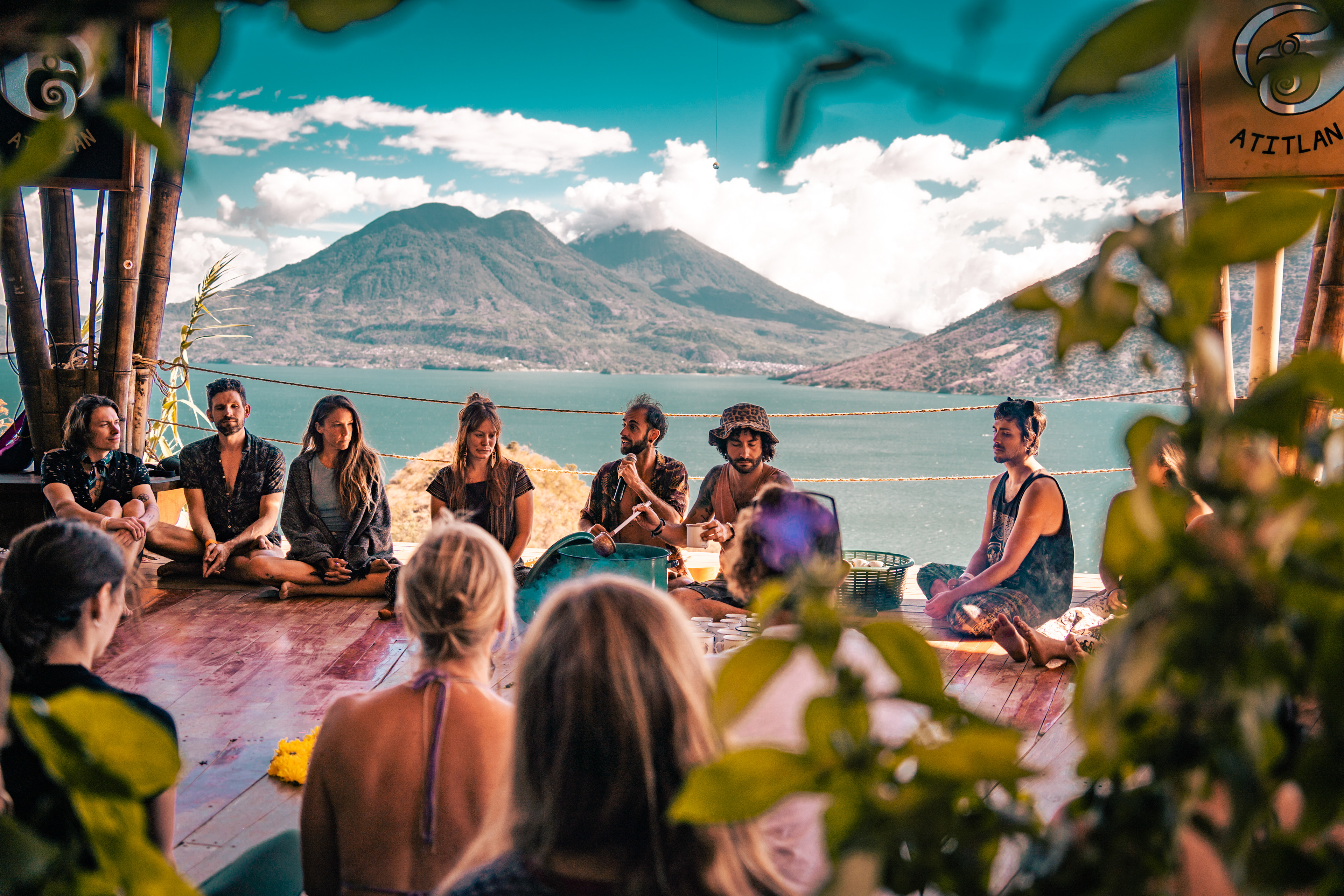 Movment Medicine with Yemnajo & Cacao Ceremony, Eagle's Nest, Lake Atitlan, Guatemala