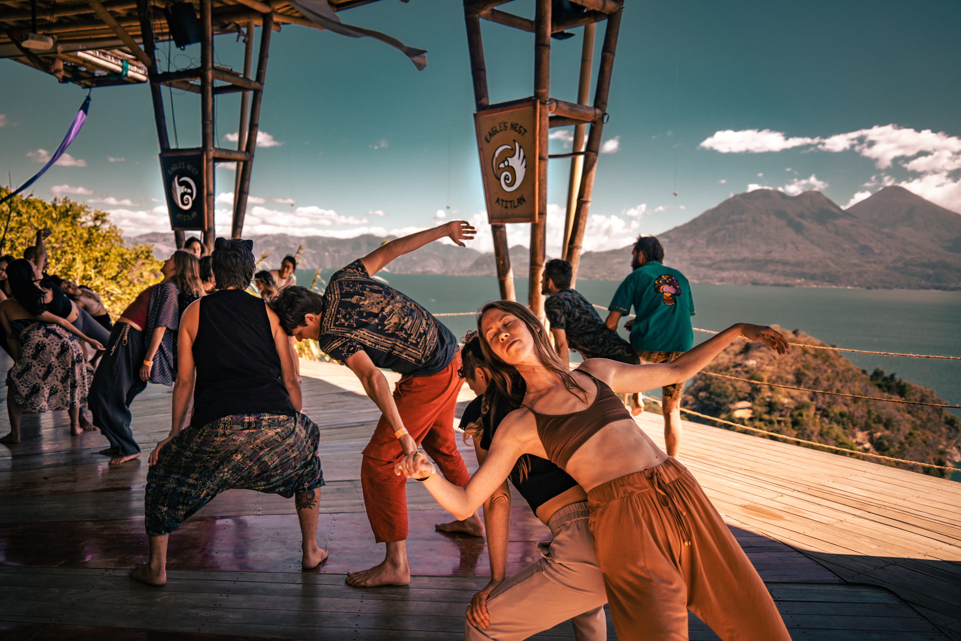 Movment Medicine with Yemnajo & Cacao Ceremony, Eagle's Nest, Lake Atitlan, Guatemala