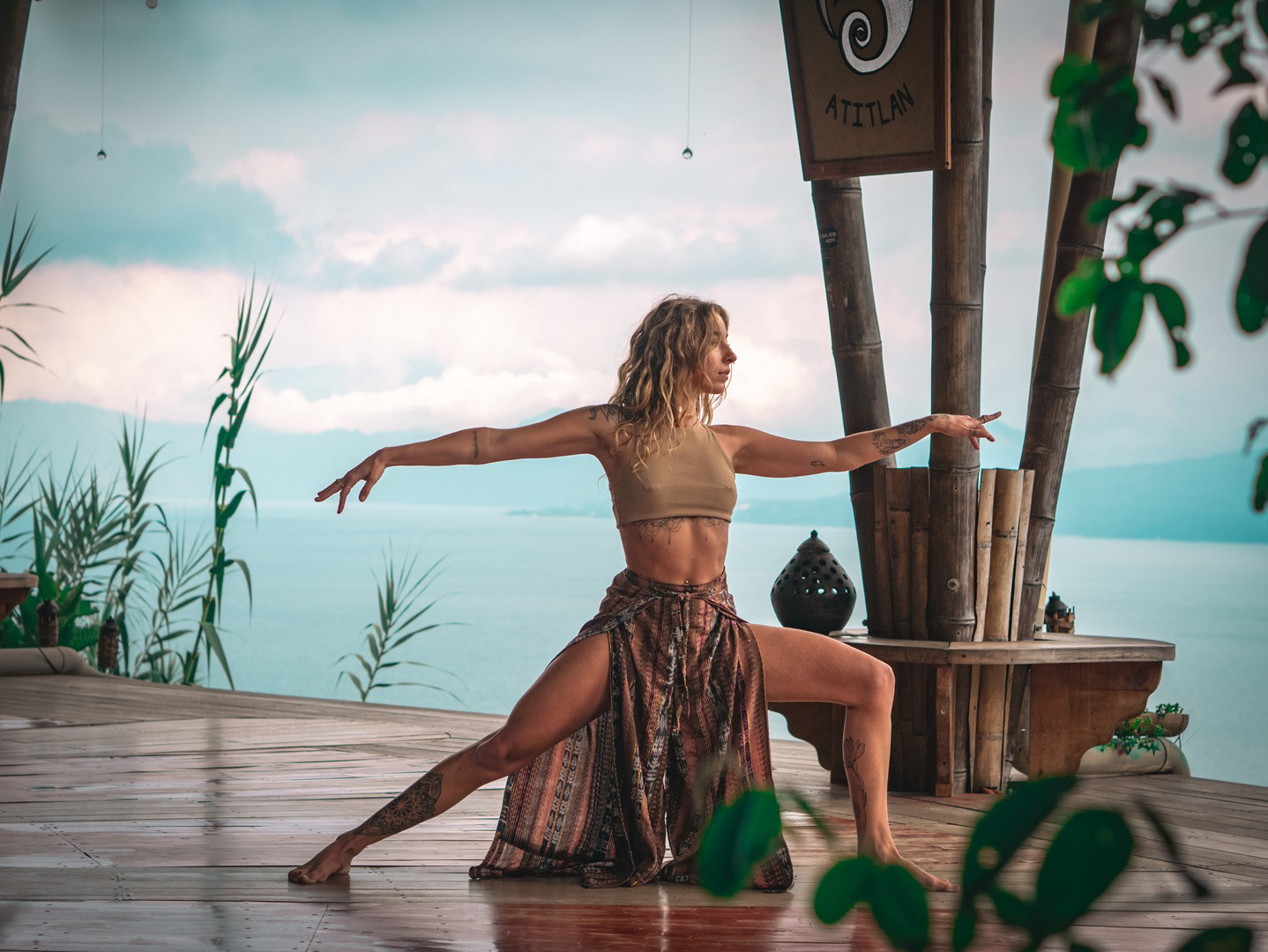 Yoga Photo shoot with Chrystee, Lake Atitlan, Guatemala