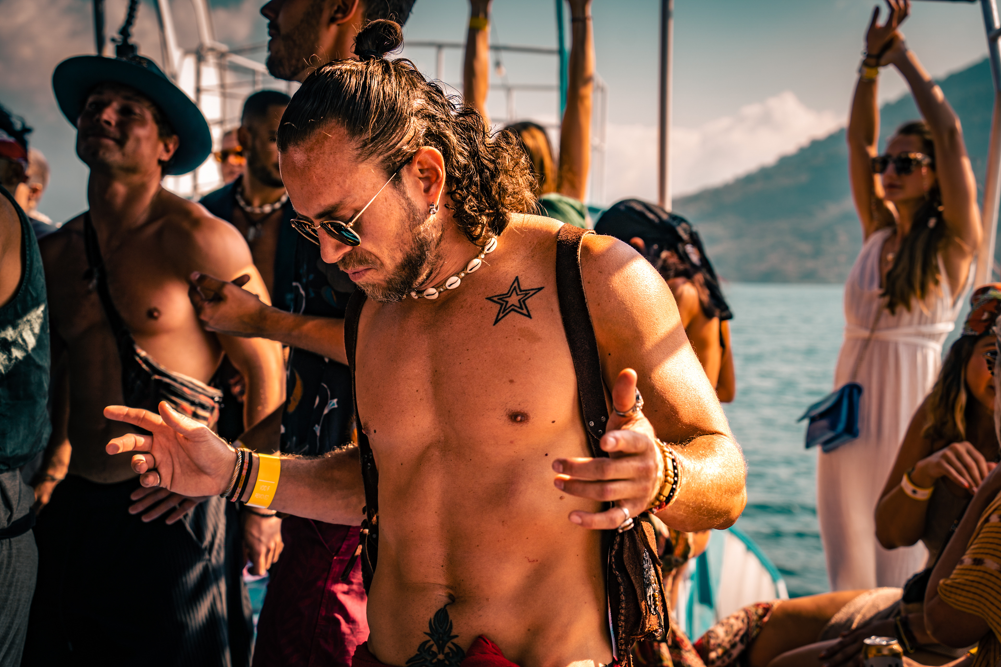 Boat Party, Eagle's Nest, Lake Atitlan, Guatemala