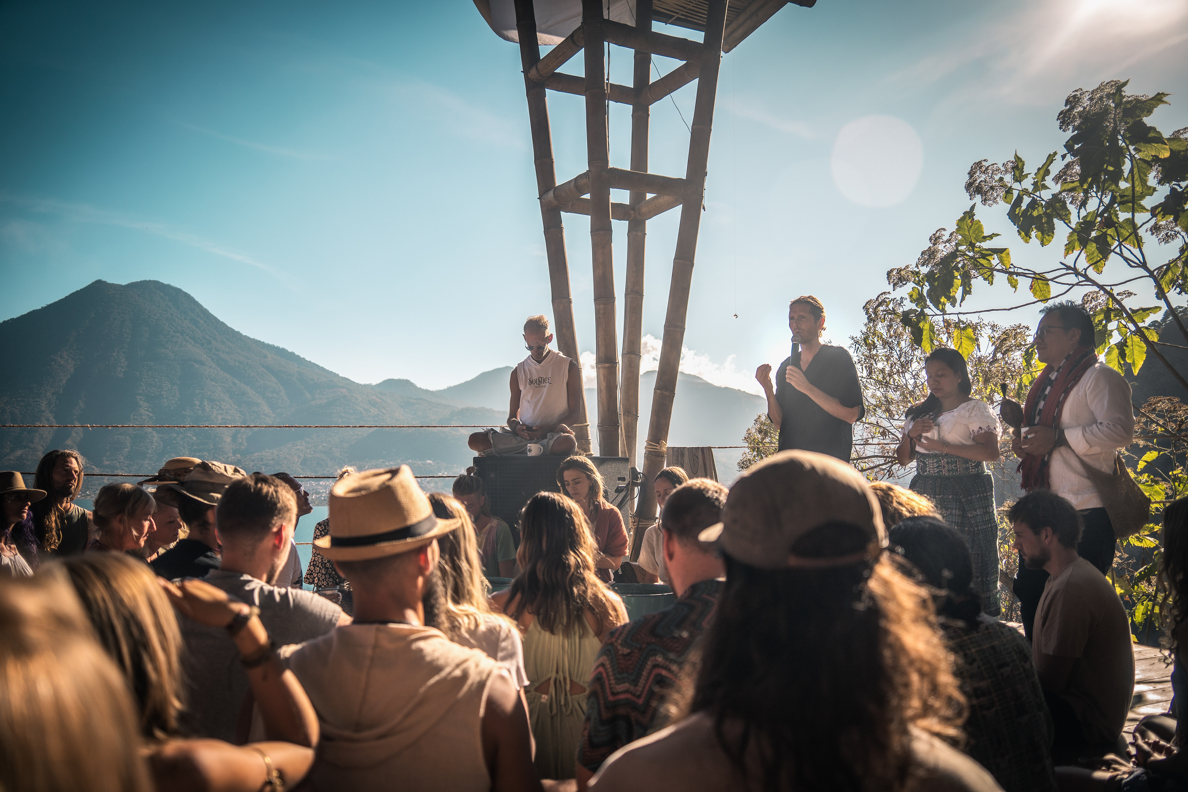 Mose Cacao Ceremony, Eagle's Nest, Lake Atitlan, Guatemala