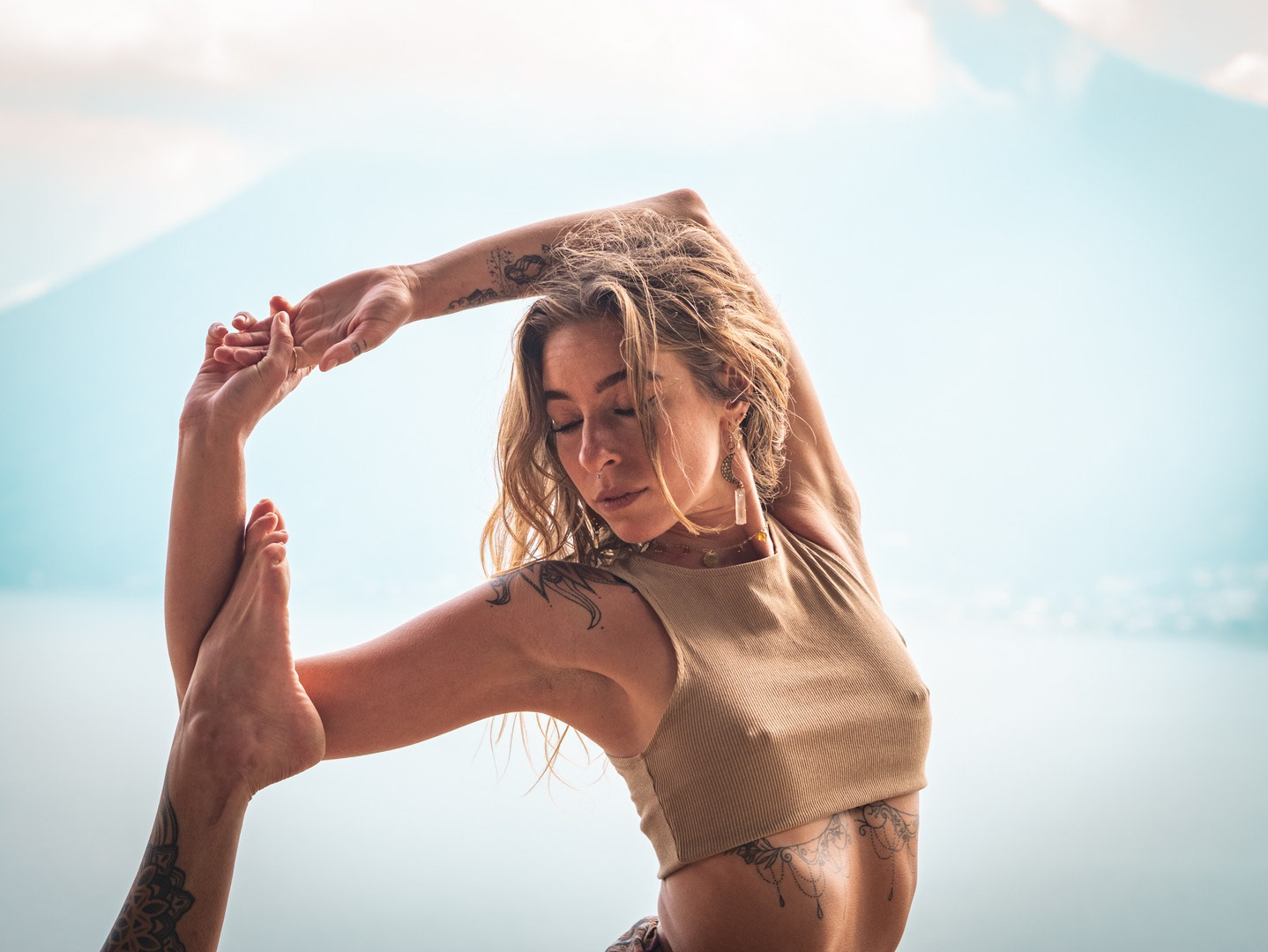 Yoga Photo shoot with Chrystee, Lake Atitlan, Guatemala