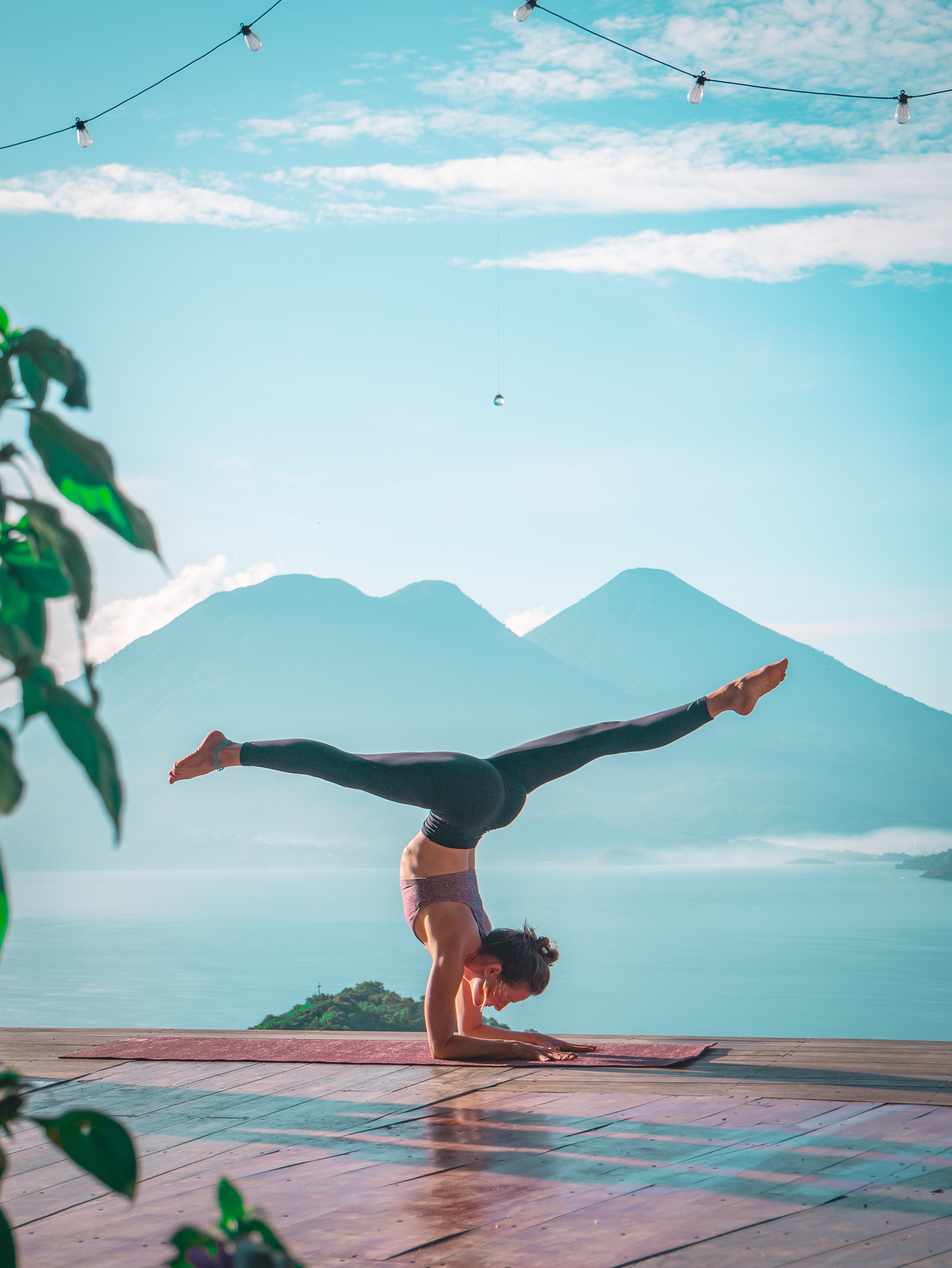 Yoga Photo shoot with Ella, Lake Atitlan, Guatemala