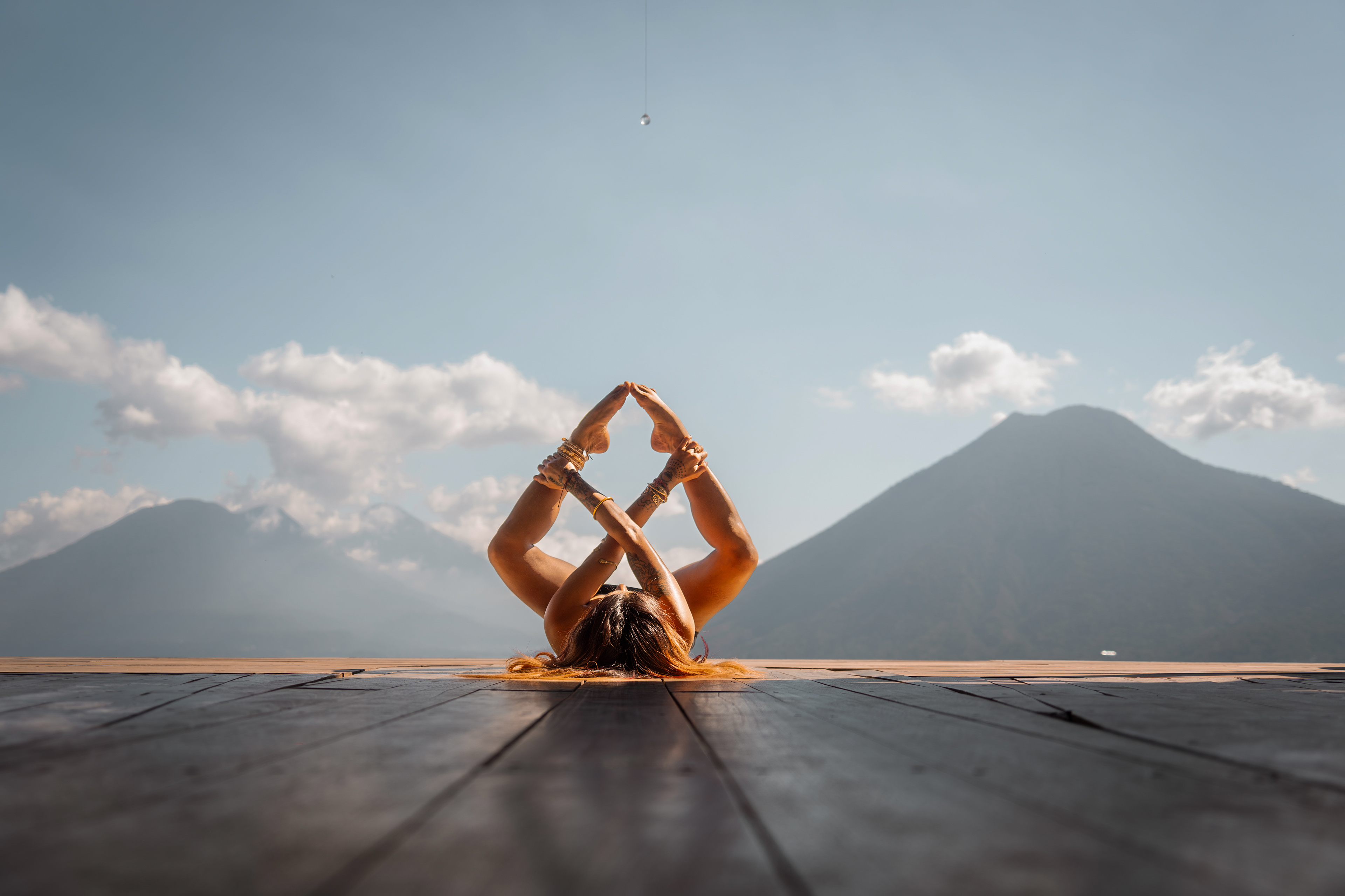 Yoga Photo shoot with Luna, Lake Atitlan, Guatemala