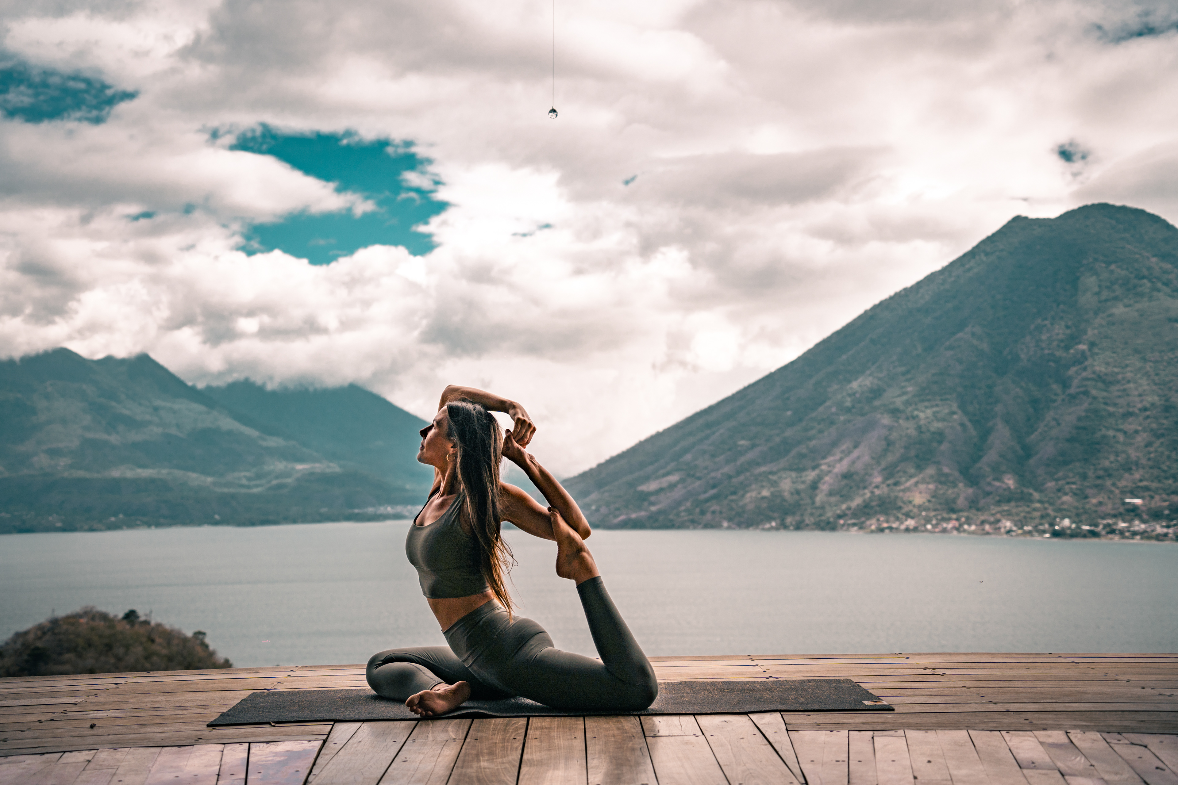 Yoga Photo shoot with Rachael , Lake Atitlan, Guatemala