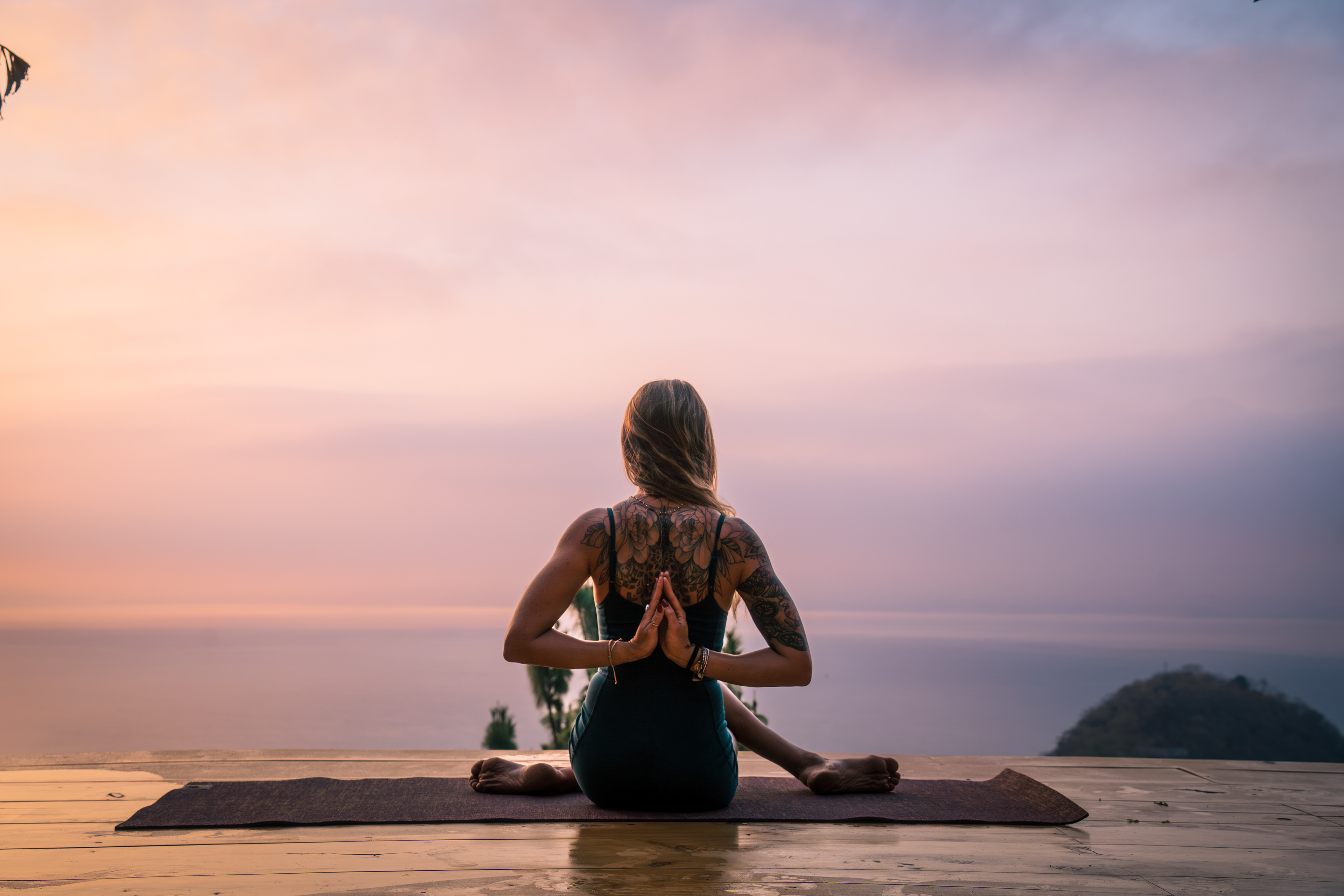 Yoga Photo shot with Ale, Eagles Nest, Guatemala
