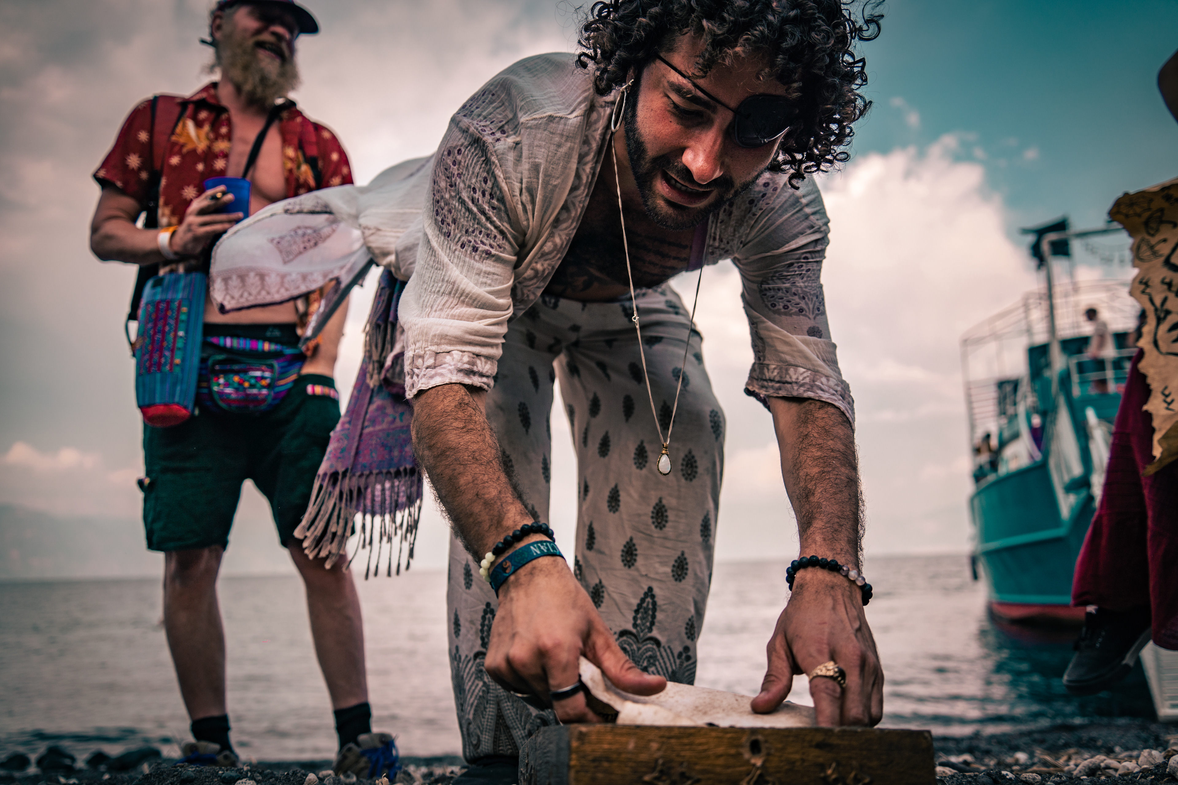 Boat Party, Eagle's Nest, Lake Atitlan, Guatemala