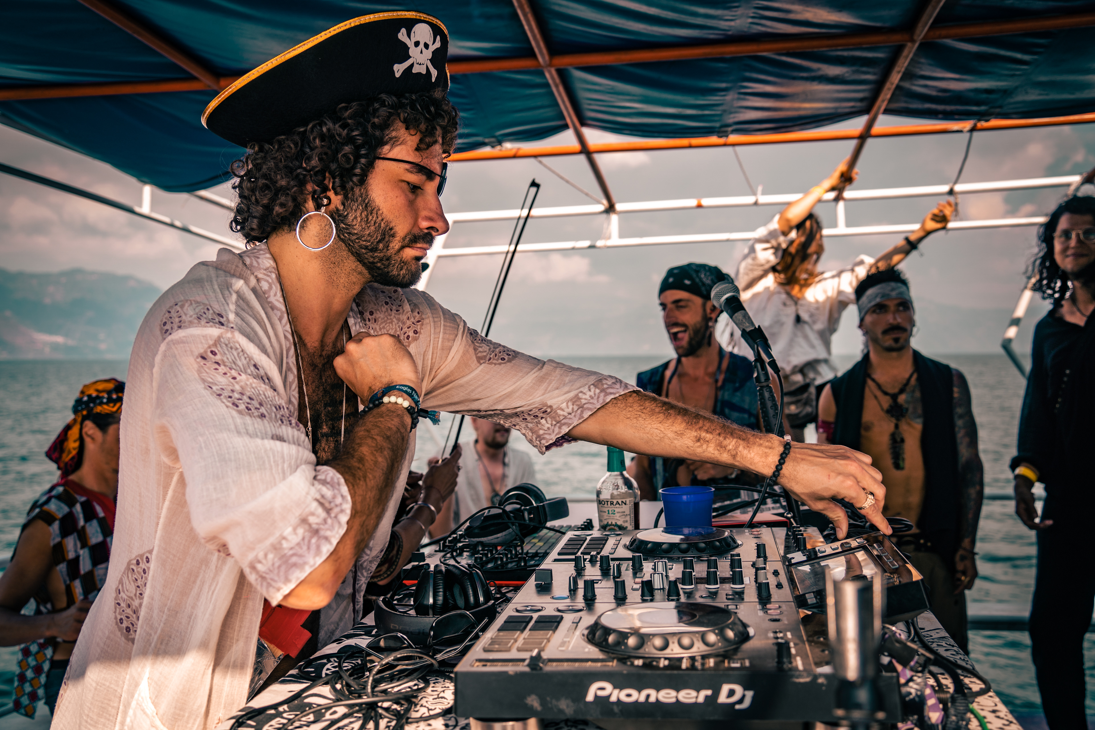 Boat Party, Eagle's Nest, Lake Atitlan, Guatemala