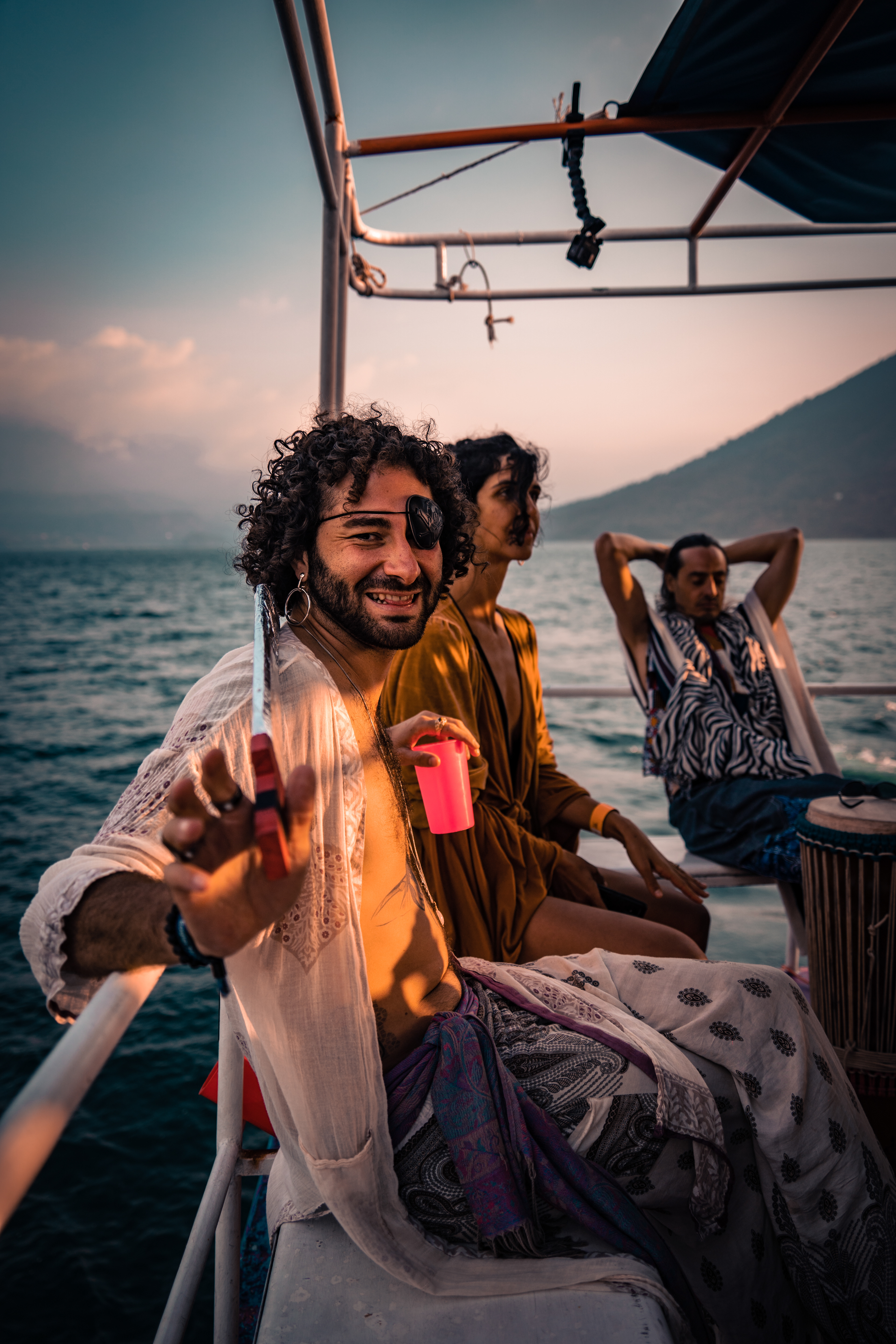 Boat Party, Eagle's Nest, Lake Atitlan, Guatemala