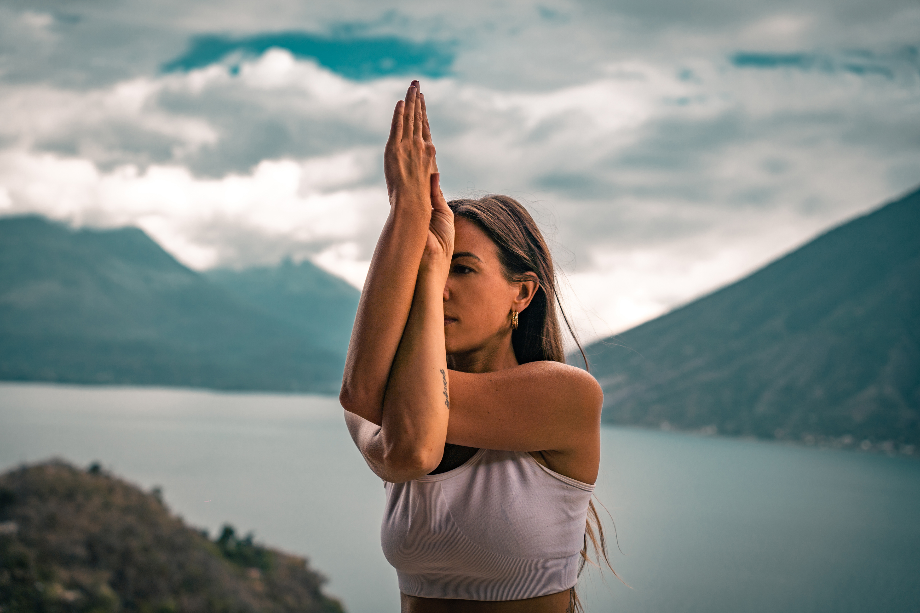 Yoga Photo shoot with Rachael , Lake Atitlan, Guatemala