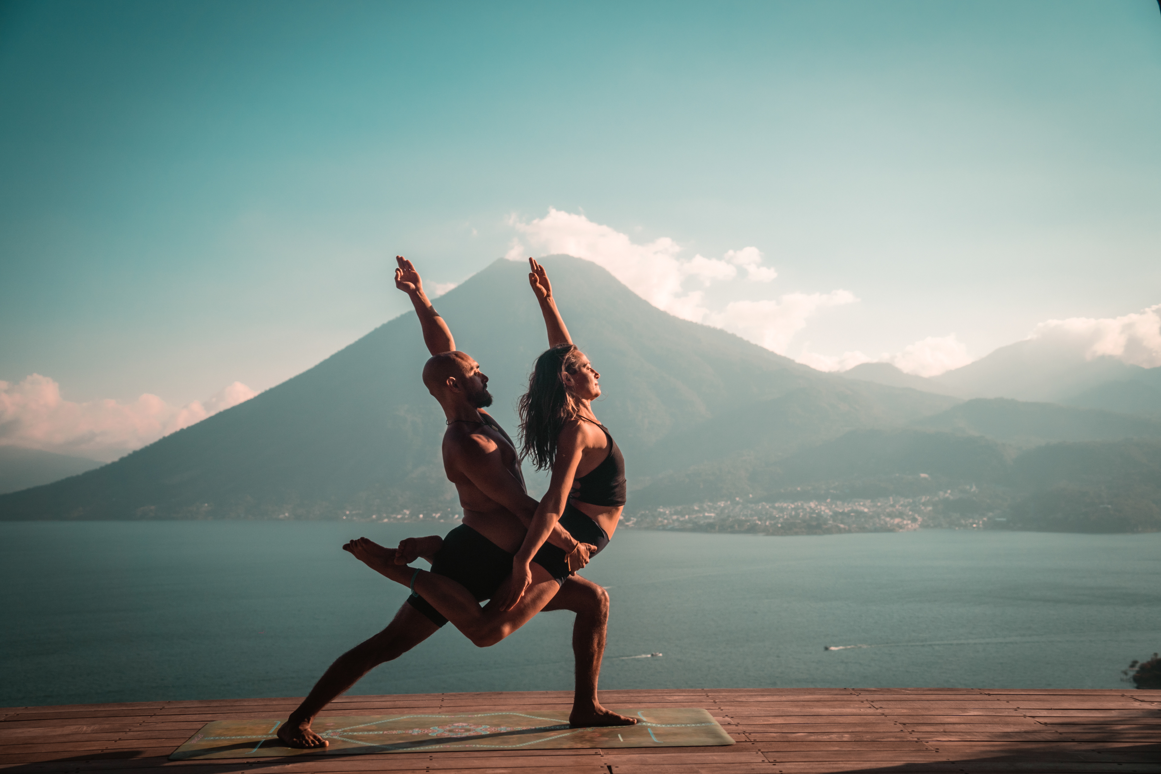 Yoga Photo shoot with Ella & David, Eagles Nest, Lake Atitlan, Guatemala