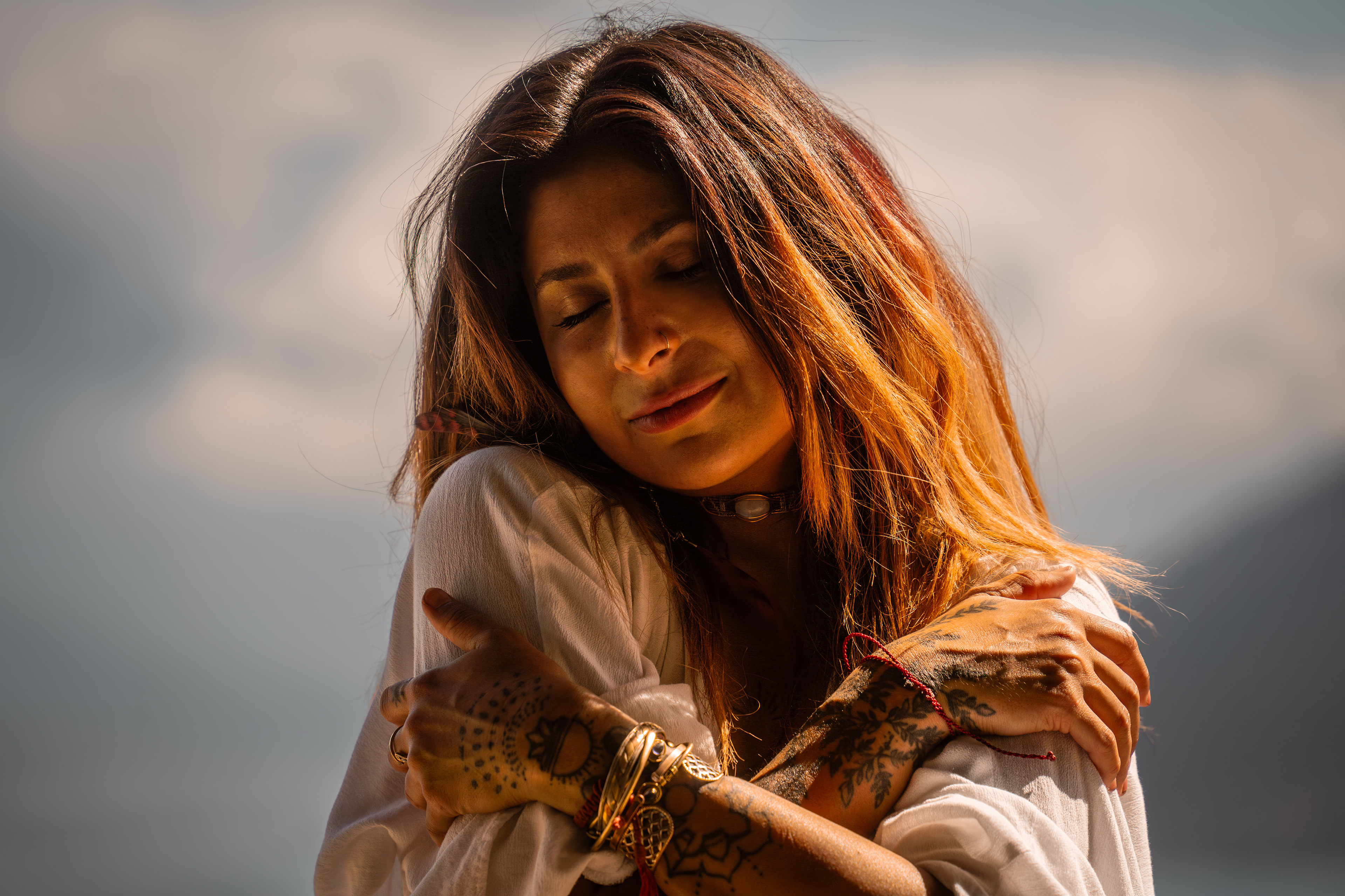Yoga Photo shoot with Luna, Lake Atitlan, Guatemala