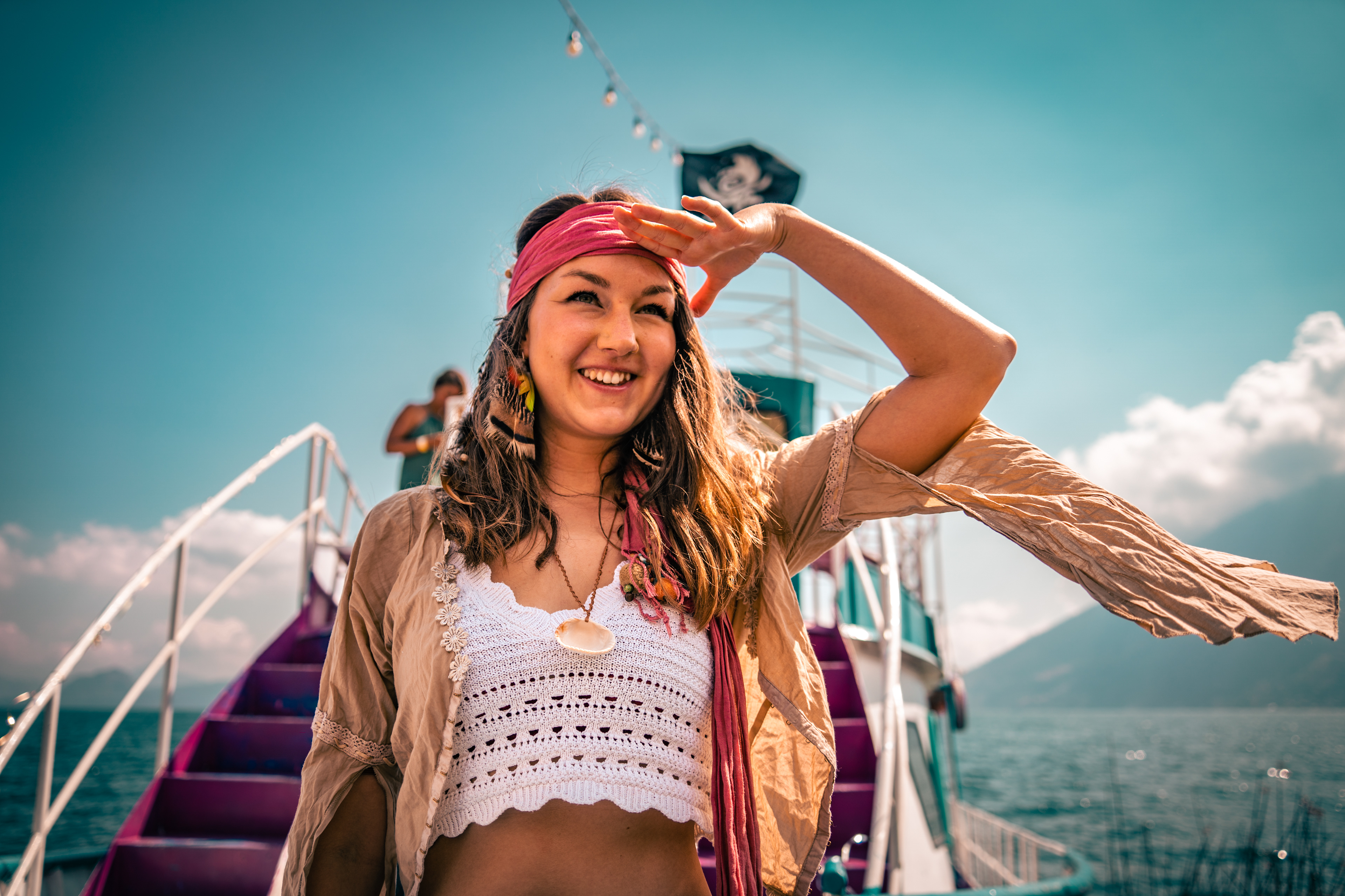 Boat Party, Eagle's Nest, Lake Atitlan, Guatemala
