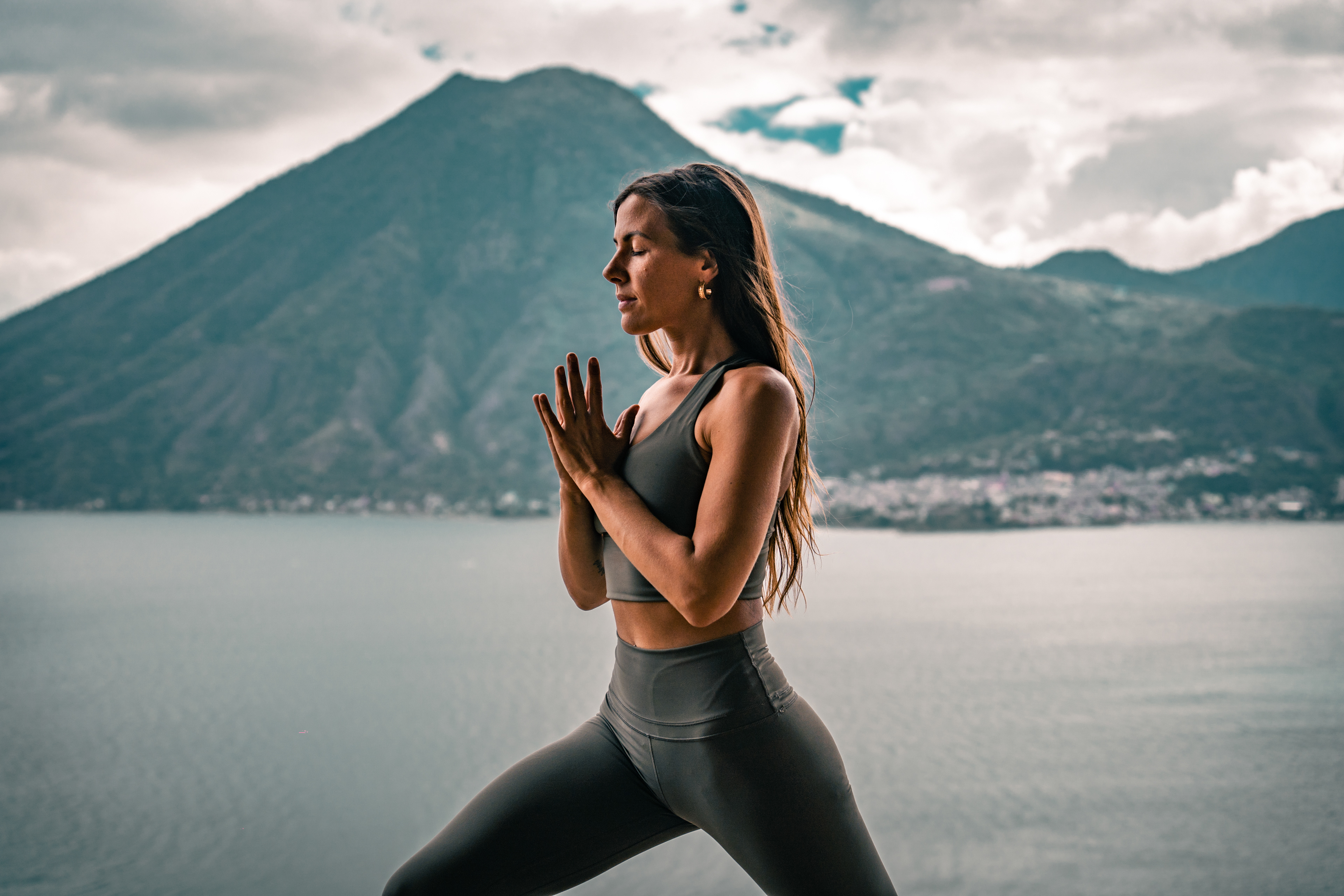 Yoga Photo shoot with Rachael , Lake Atitlan, Guatemala