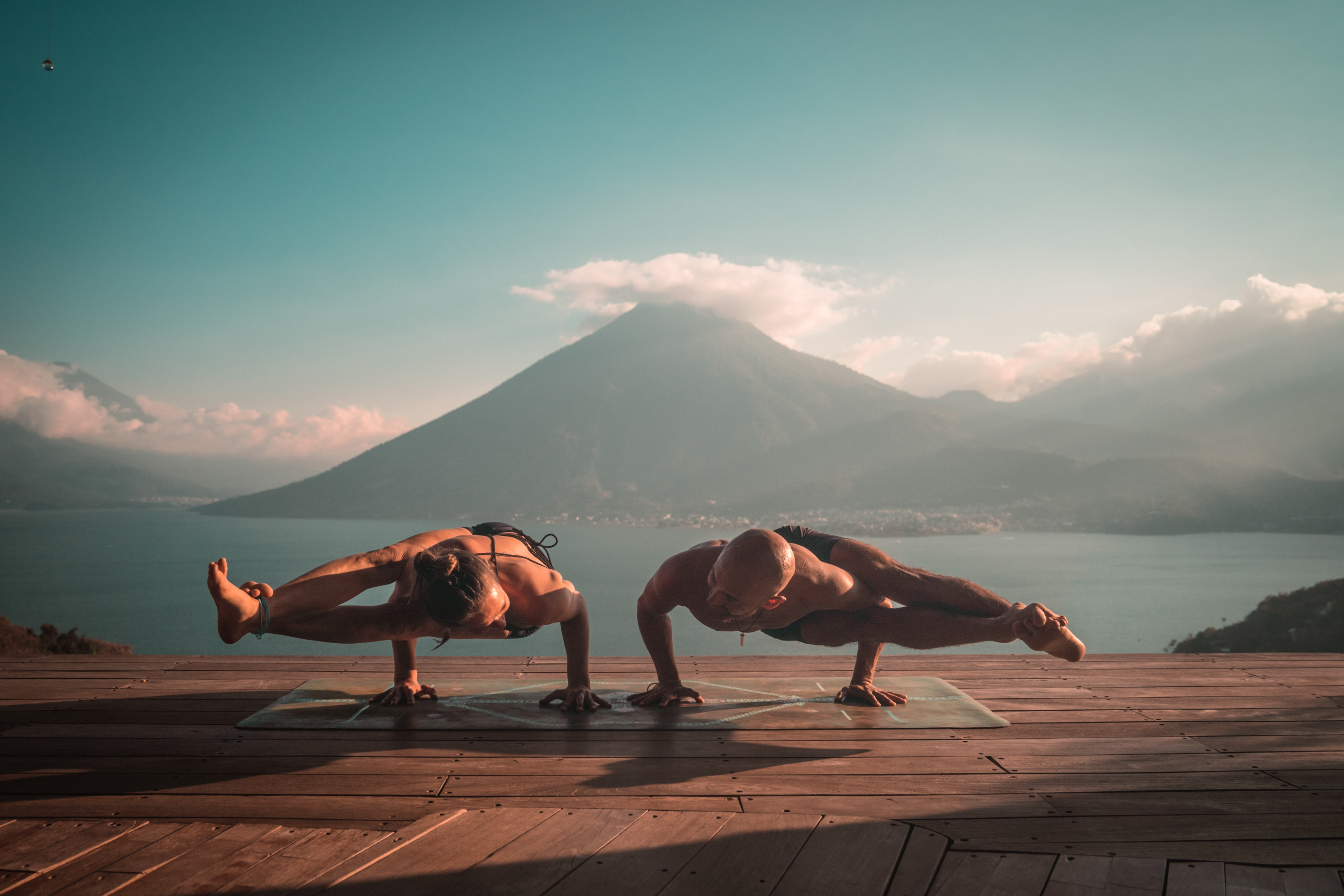 Yoga Photo shoot with Ella & David, Eagles Nest, Lake Atitlan, Guatemala