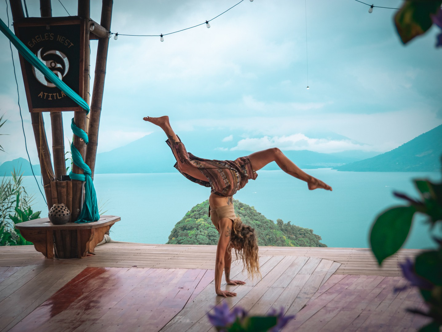 Yoga Photo shoot with Chrystee, Lake Atitlan, Guatemala