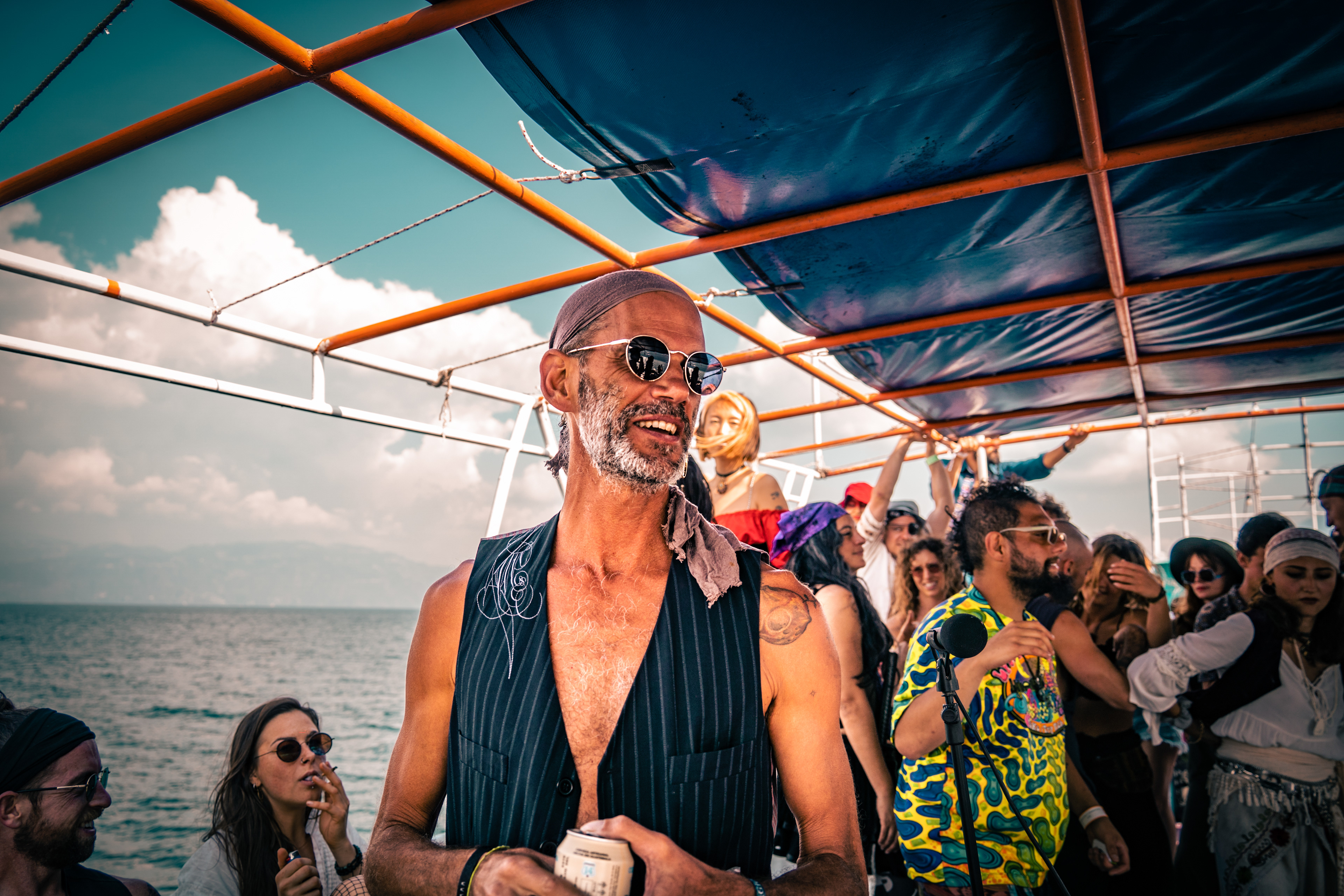 Boat Party, Eagle's Nest, Lake Atitlan, Guatemala