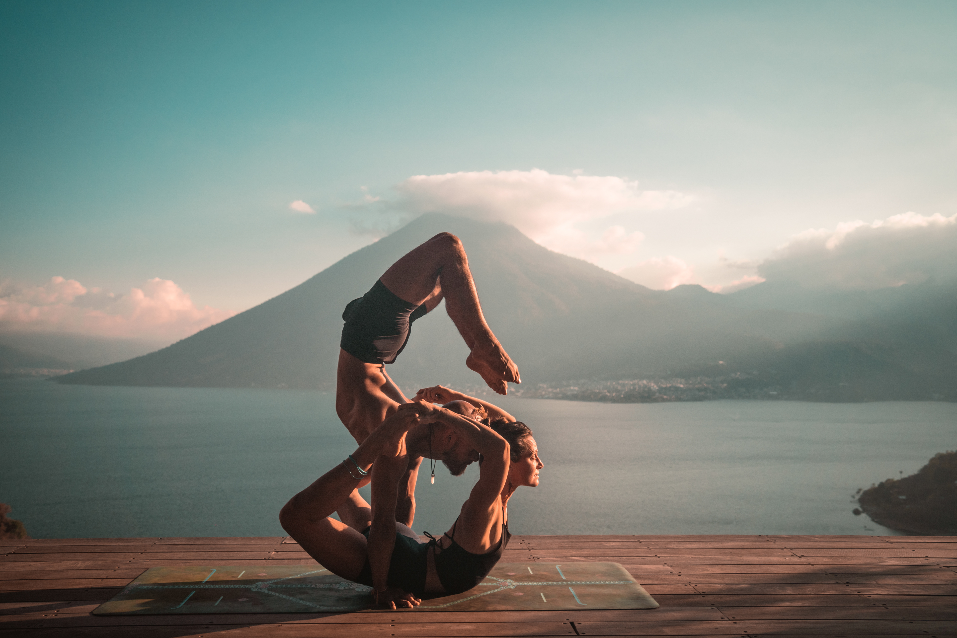 Yoga Photo shoot with Ella & David, Eagles Nest, Lake Atitlan, Guatemala