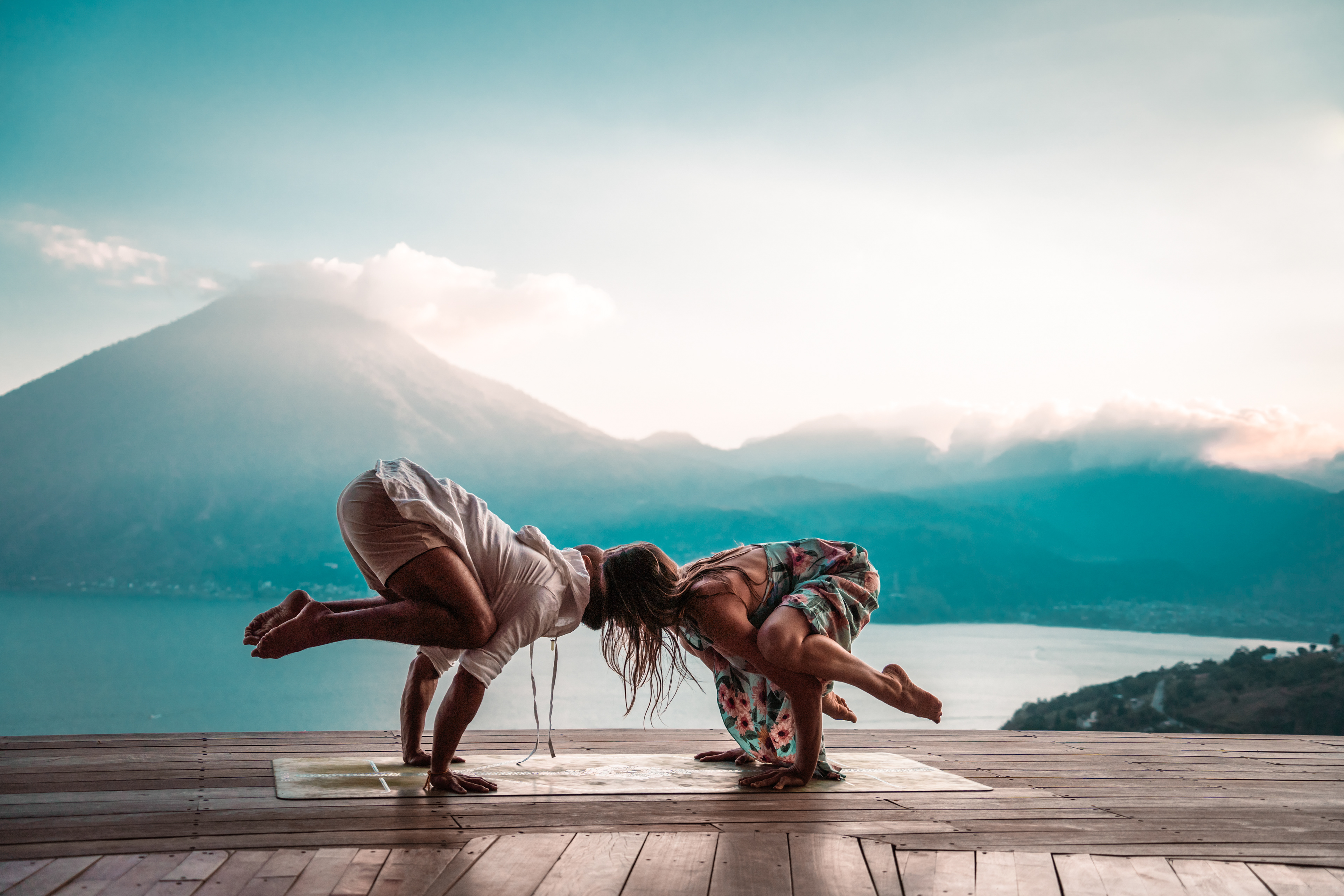 Yoga Photo shoot with Ella & David, Eagles Nest, Lake Atitlan, Guatemala