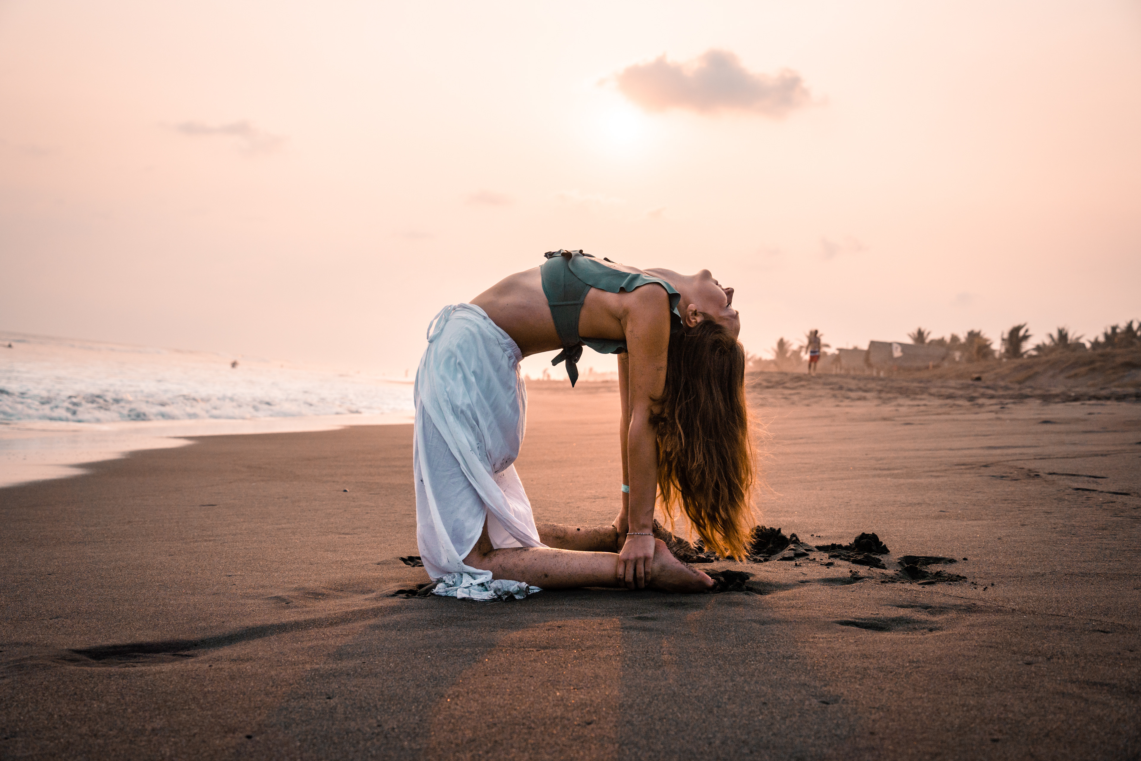 Yoga Photo shoot with Laura, El Paredon, Guatemala