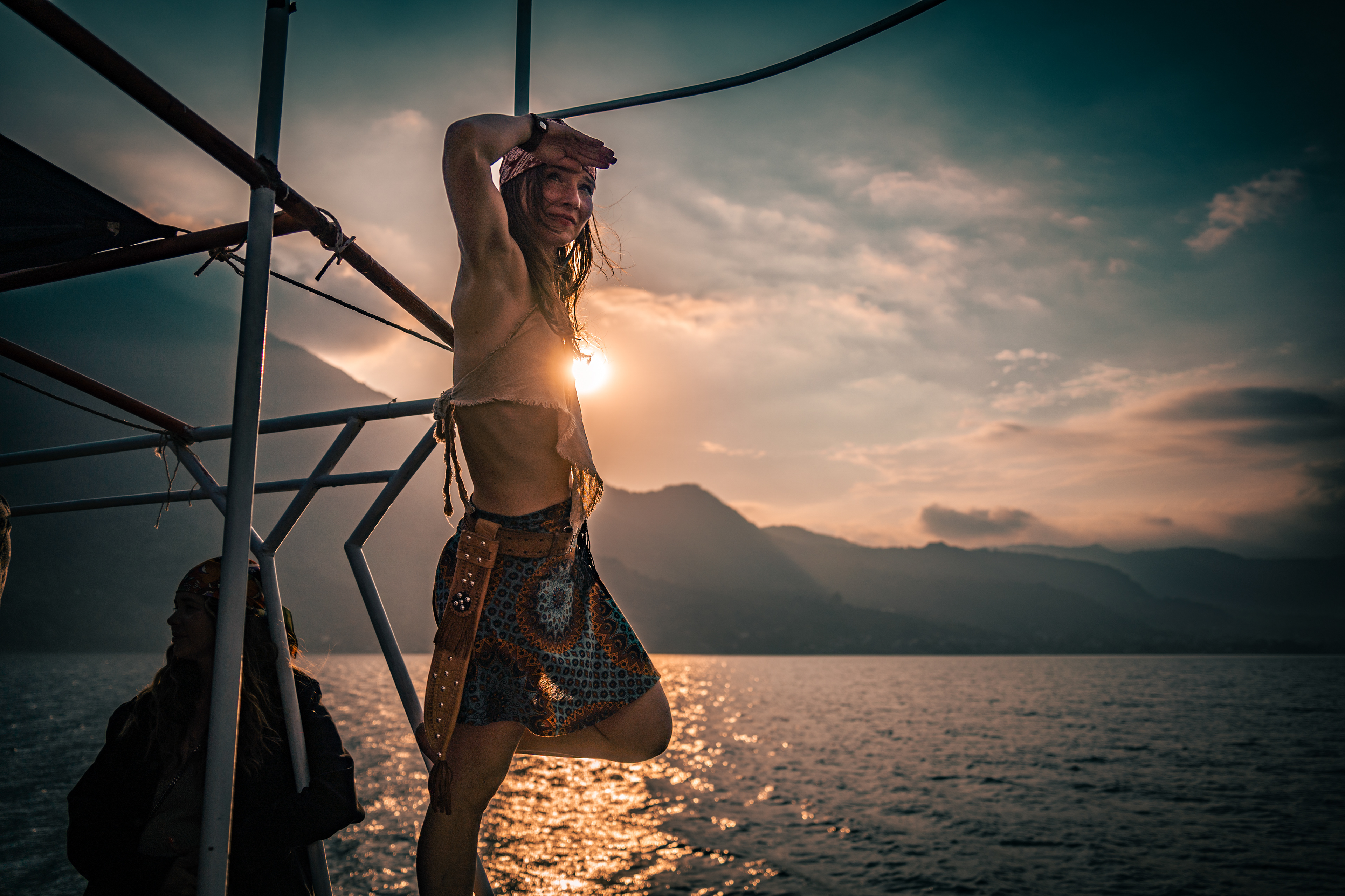 Boat Party, Eagle's Nest, Lake Atitlan, Guatemala