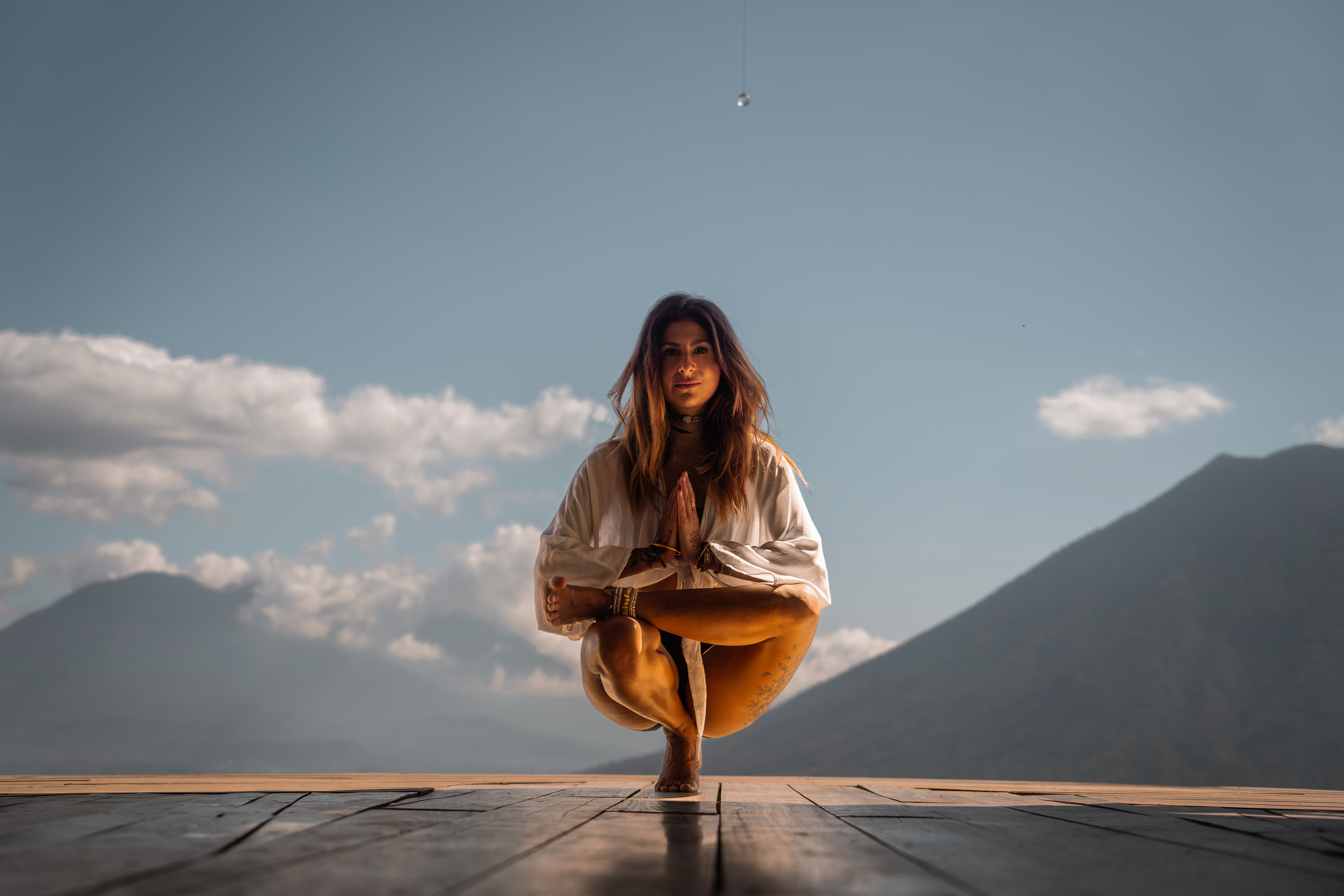 Yoga Photo shoot with Luna, Lake Atitlan, Guatemala