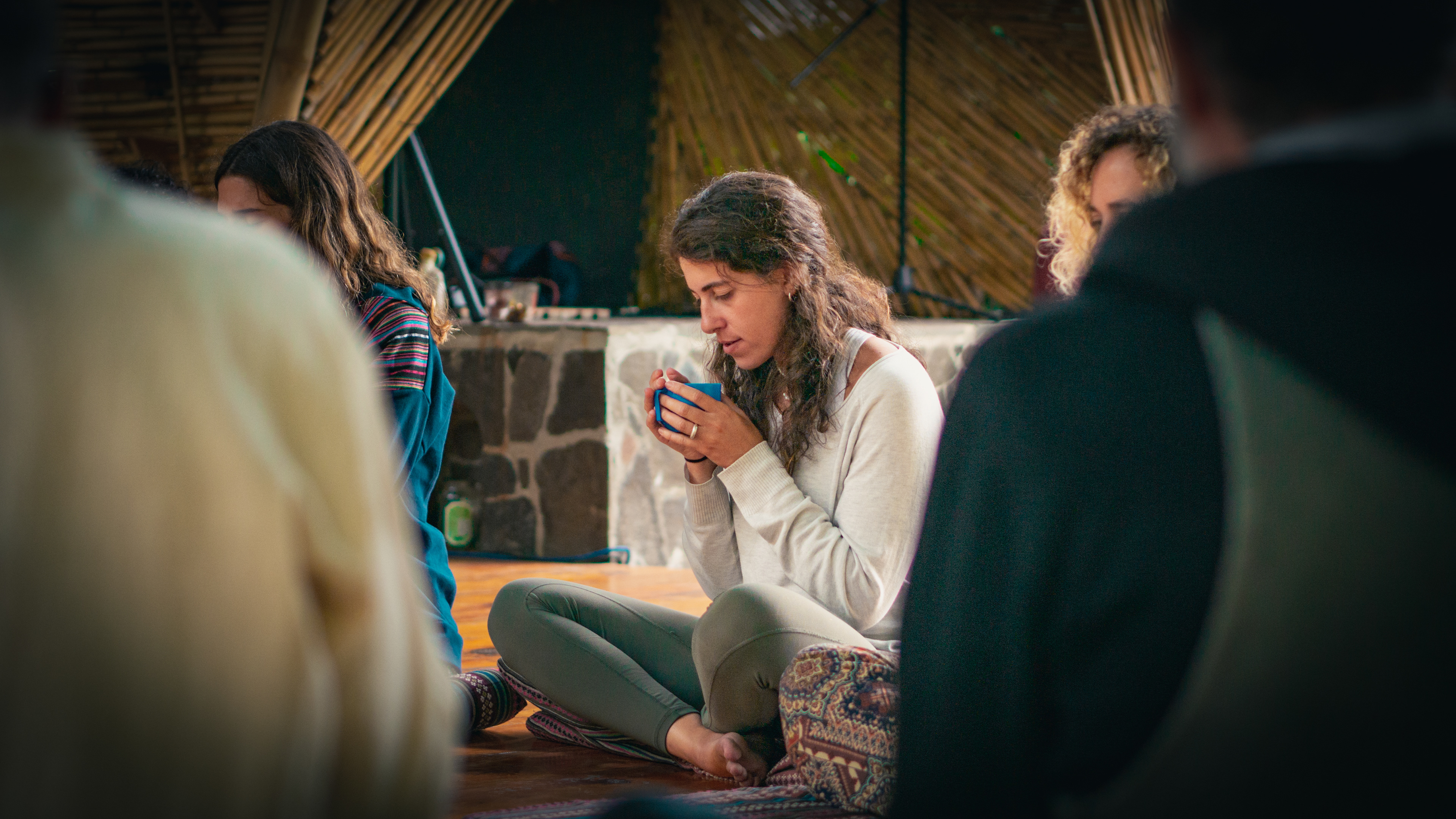 Cacao Ceremony, Gaia Dance Temple, Tzununa, Guatemala