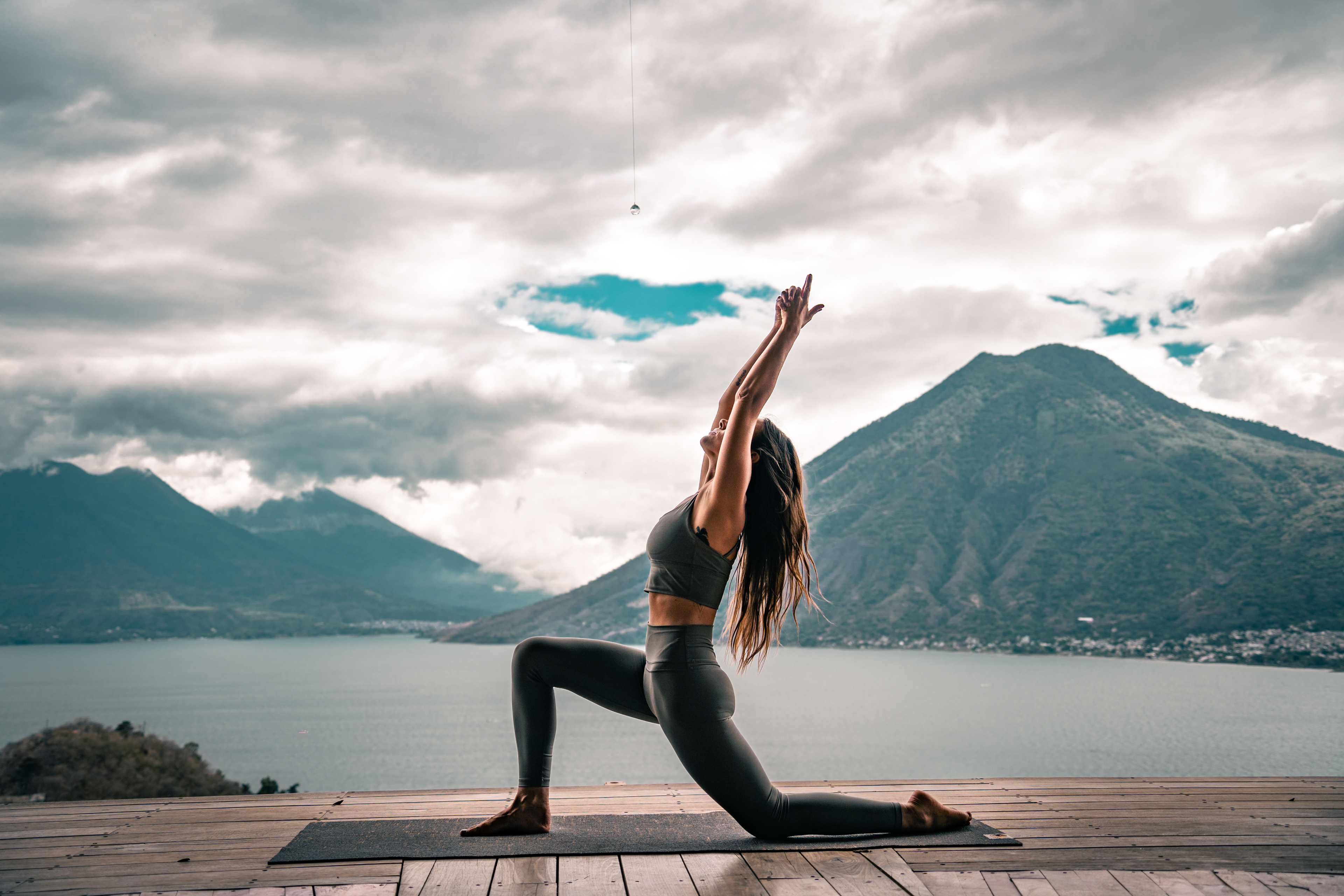 Yoga Photo shoot with Rachael , Lake Atitlan, Guatemala