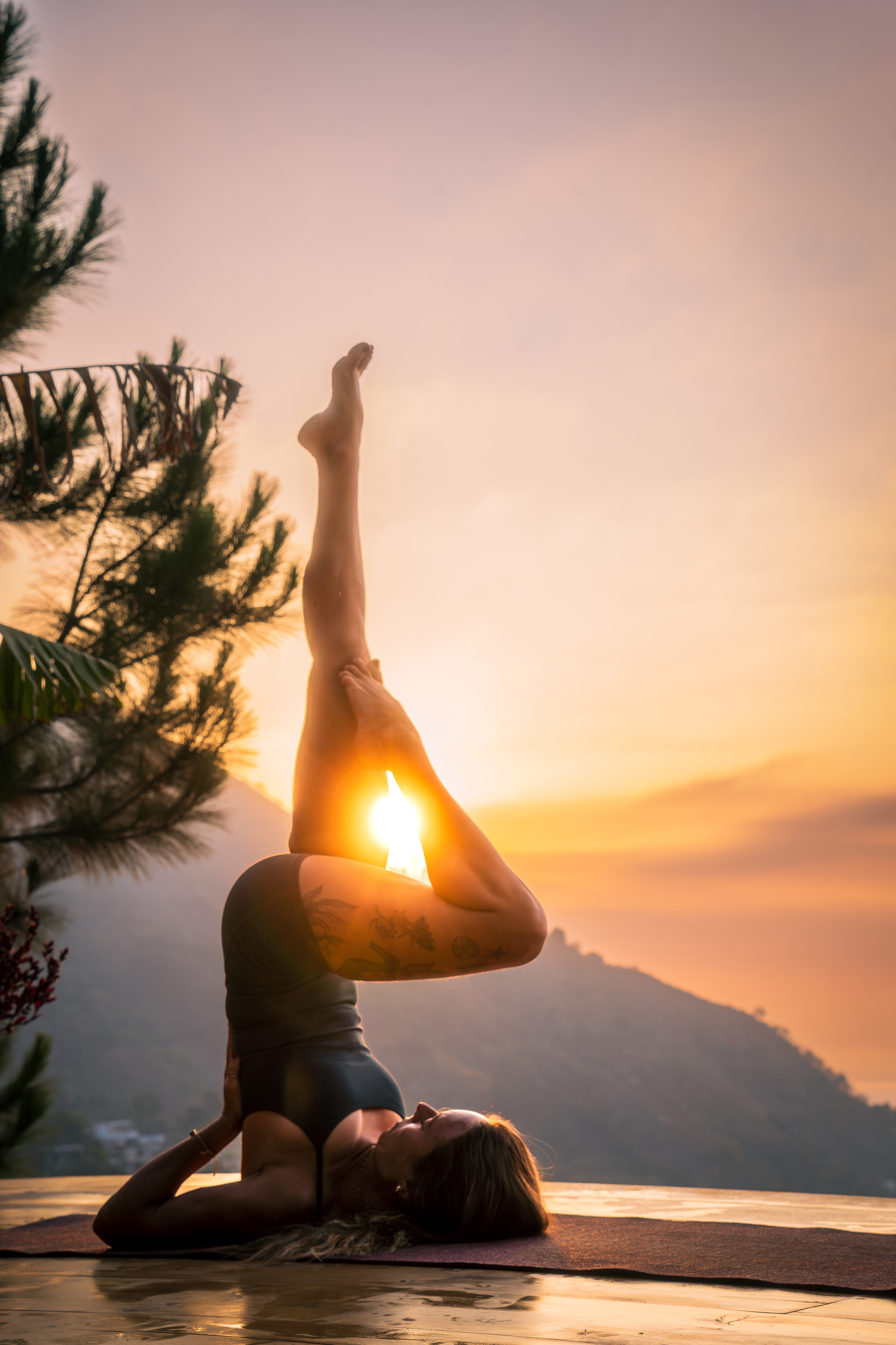 Yoga Photo shot with Ale, Eagles Nest, Guatemala
