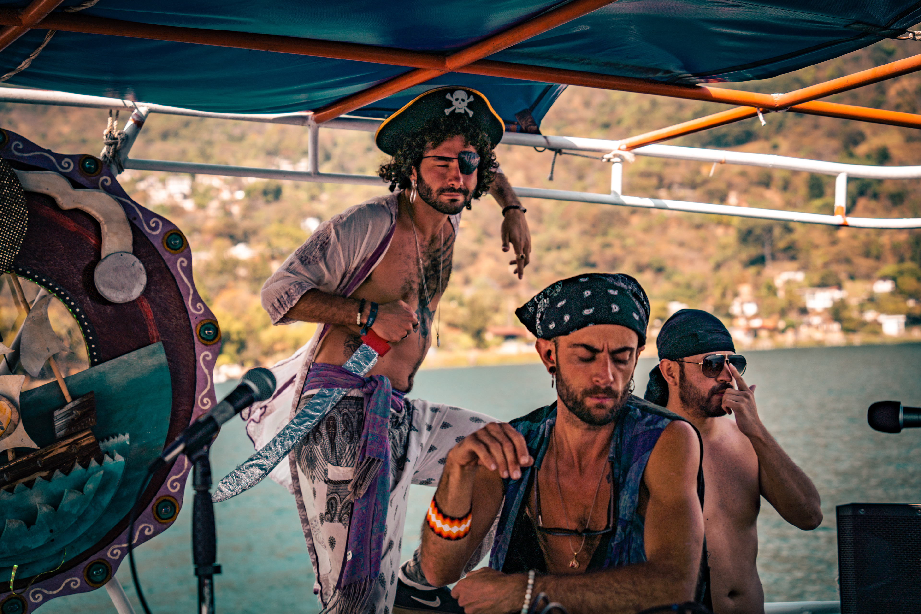 Boat Party, Eagle's Nest, Lake Atitlan, Guatemala