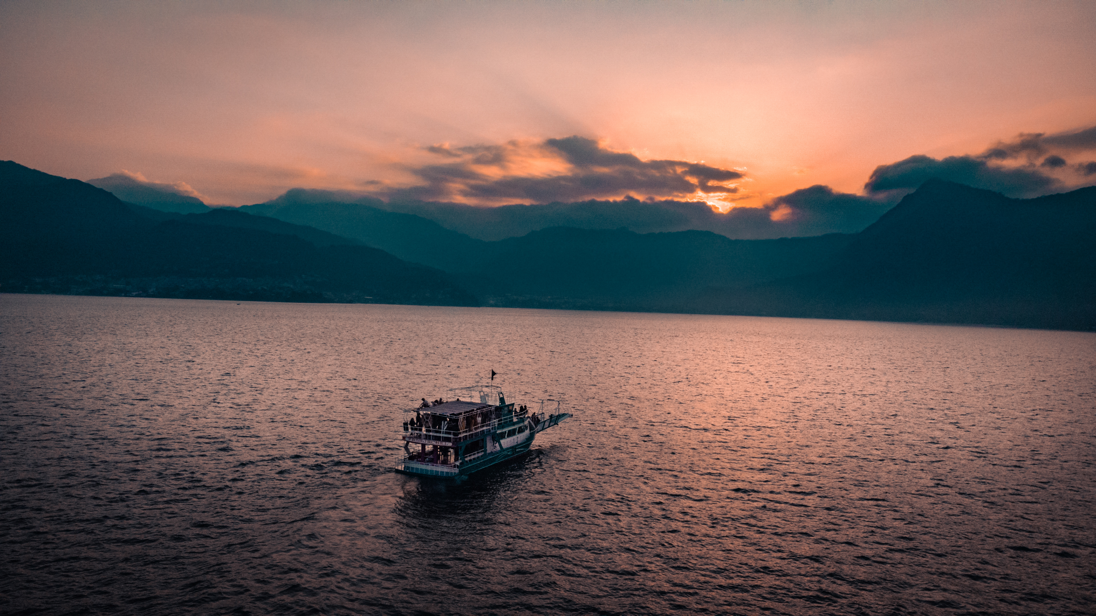 Boat Party, Eagle's Nest, Lake Atitlan, Guatemala